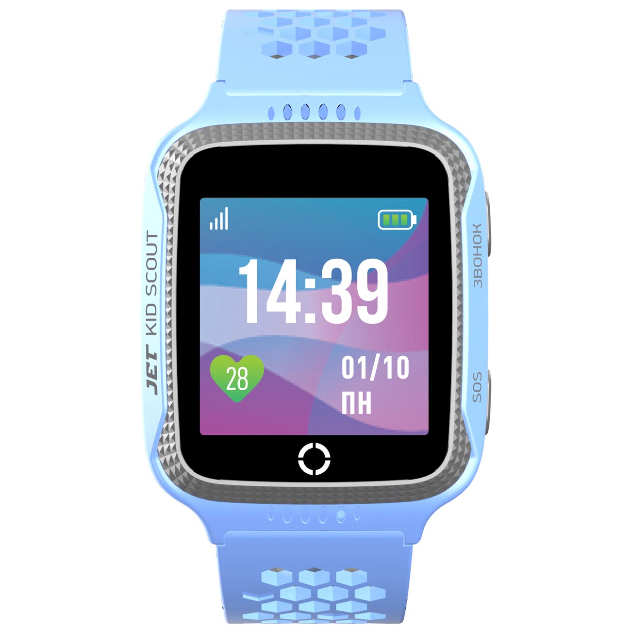 Часы с GPS трекером Jet Kid Scout Grey/синий