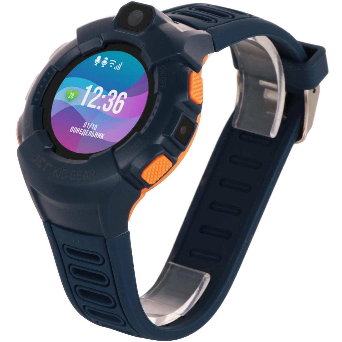 Часы с GPS трекером Jet Kid Gear Blue/оранжевый фото