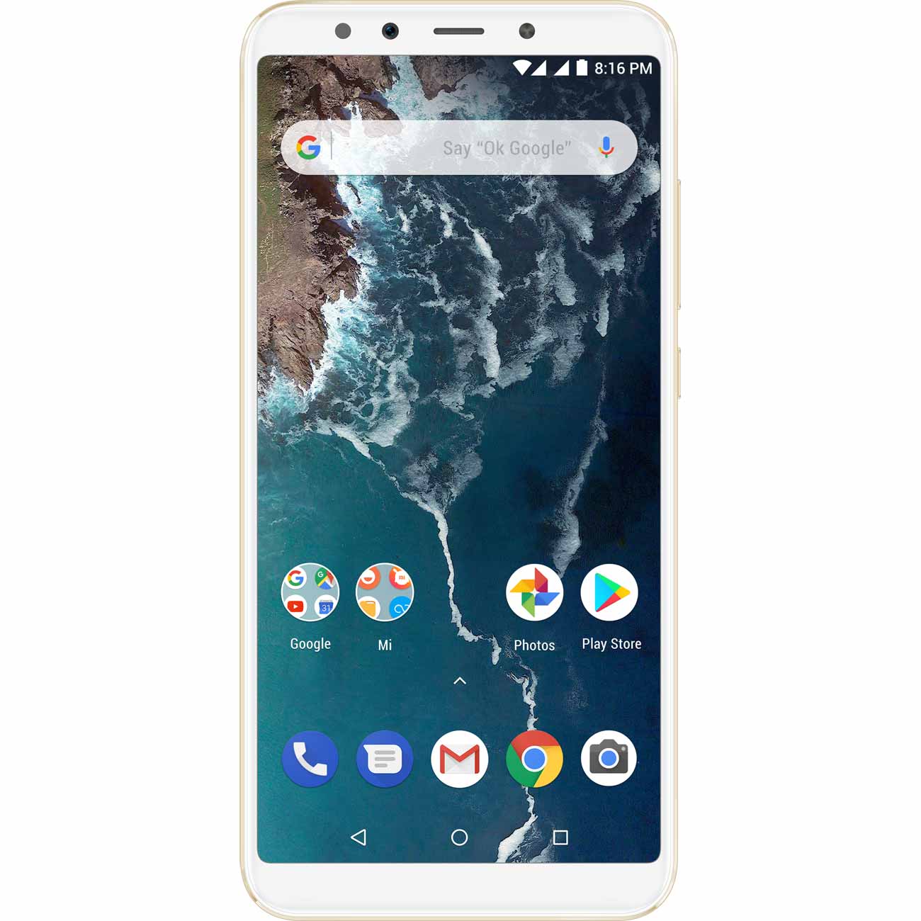 Смартфон Xiaomi Mi A2 64Gb золотой фото