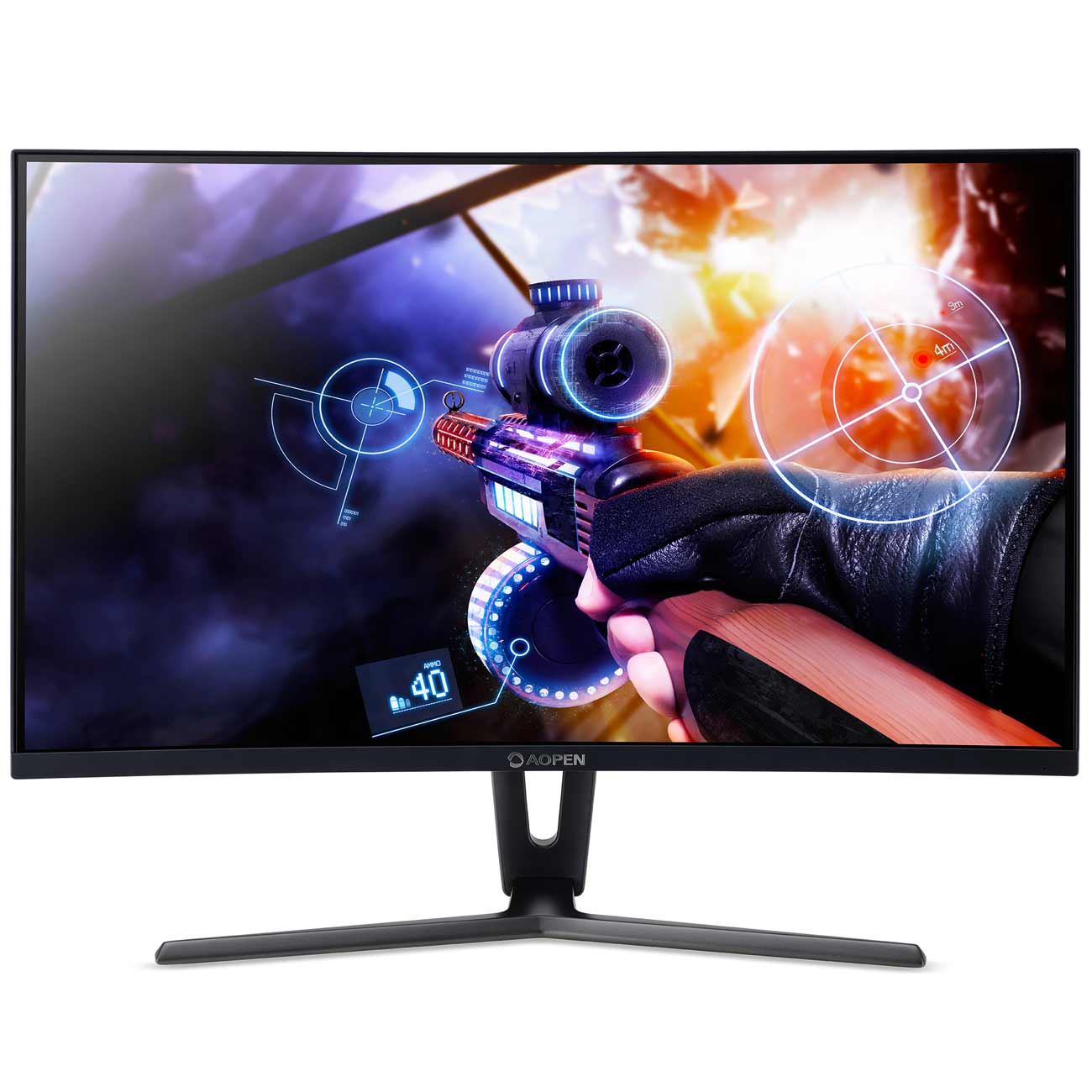 Монитор игровой AOPEN 31.5"/VA/2560x1440/144Гц/черный (32HC1QUR) фото
