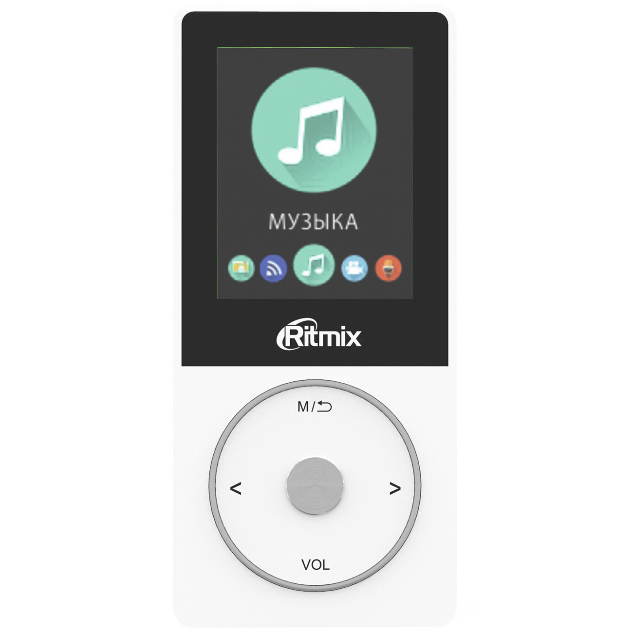Портативный медиаплеер Ritmix RF-4650 4Gb белый