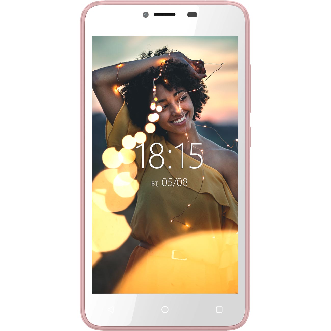 Смартфон BQ mobile Velvet Easy розовое золото (BQ-5000G)