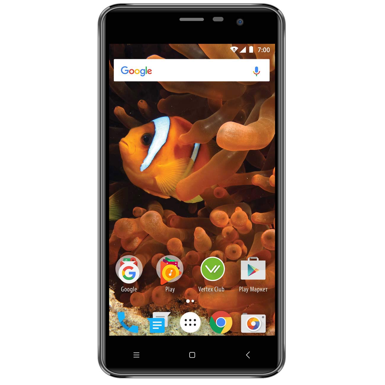 Смартфон Vertex Impress Reef 4G графитовый