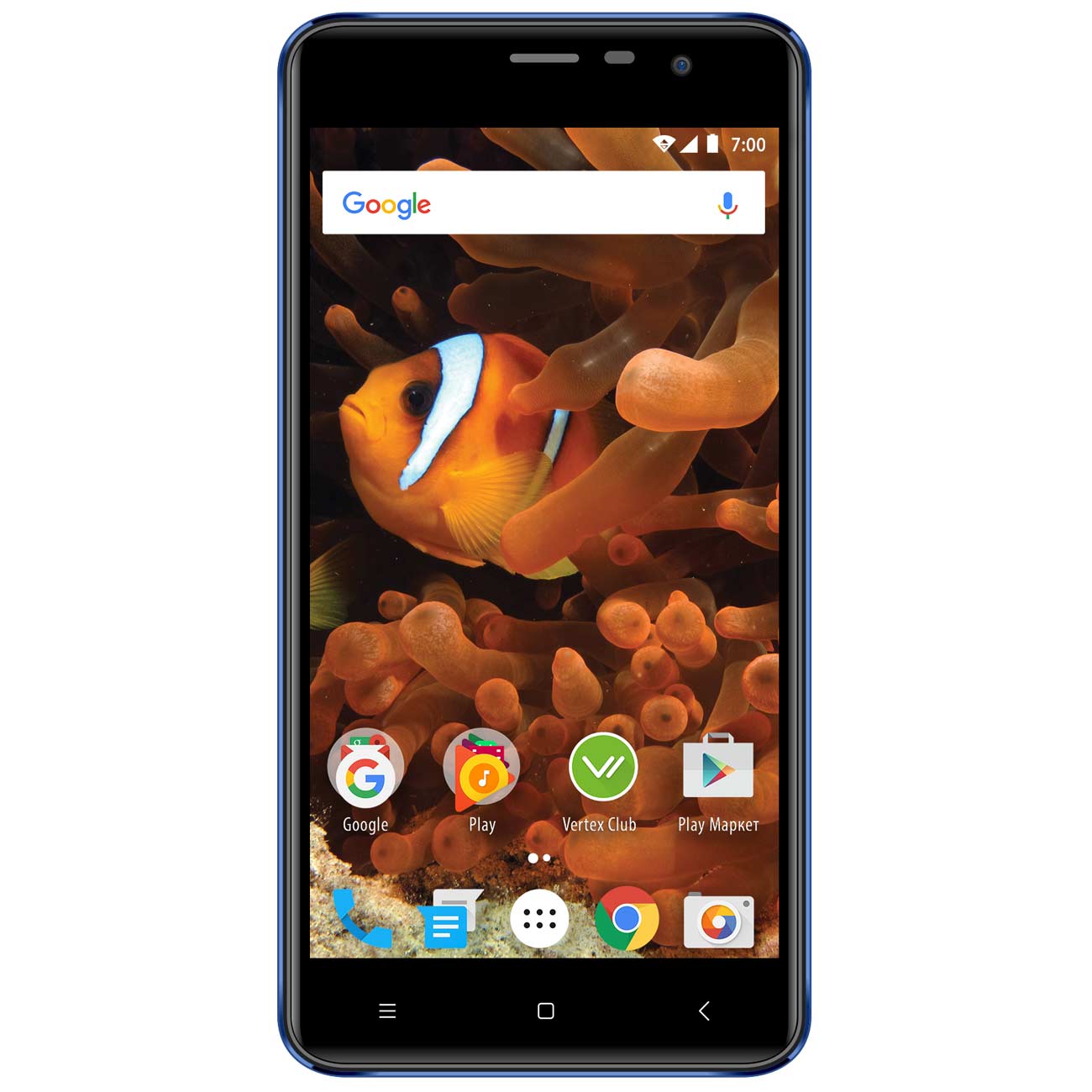 Смартфон Vertex Impress Reef 4G синий