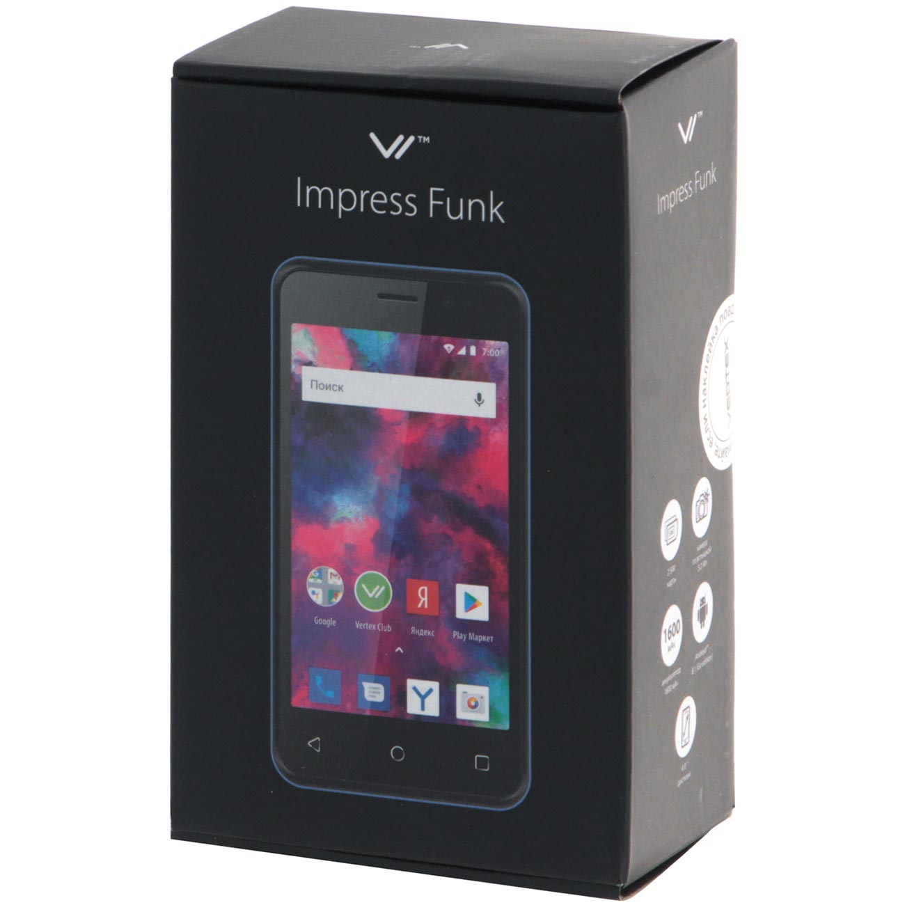 Смартфон Vertex Impress Funk 3G синий
