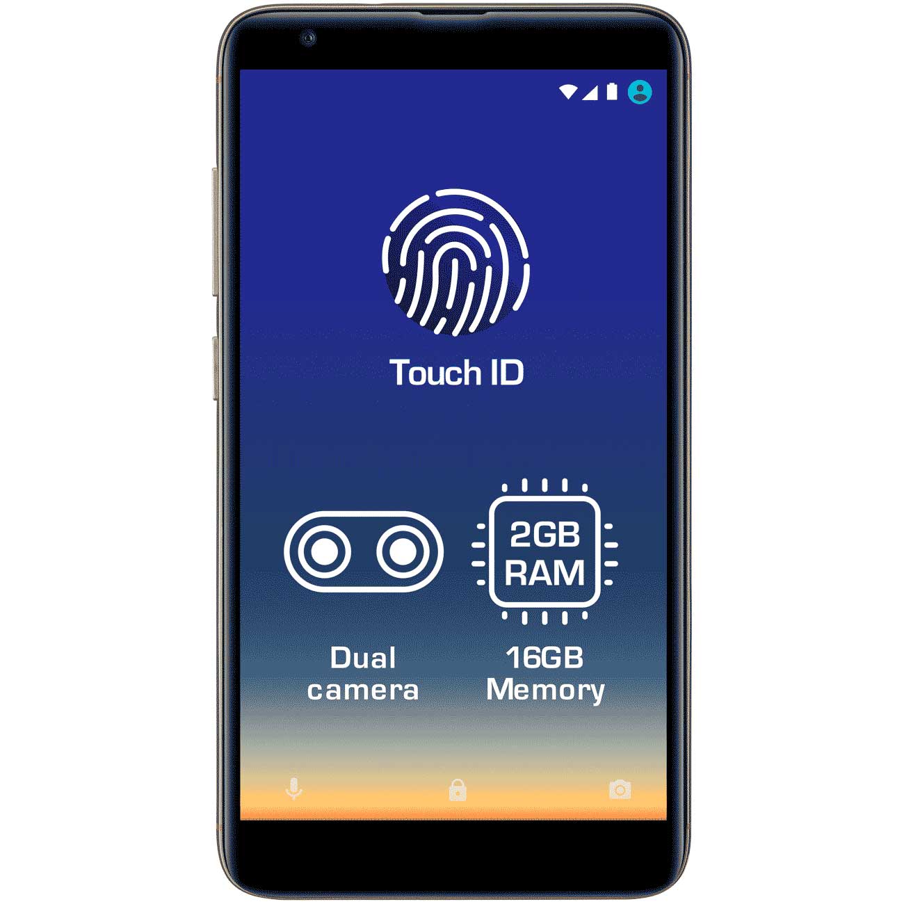 Смартфон Prestigio PSP5522DUO MUZE G5 LTE золотой