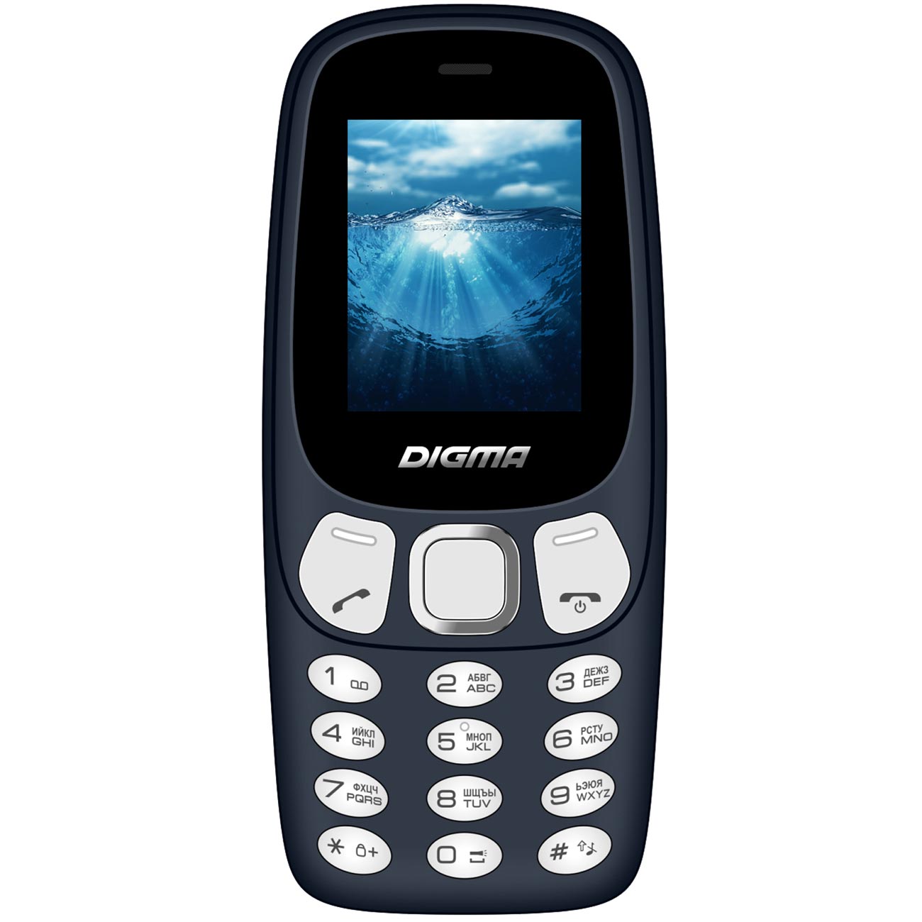 Мобильный телефон Digma Linx N331 mini (no camera) 2G темно-синий Linx N331