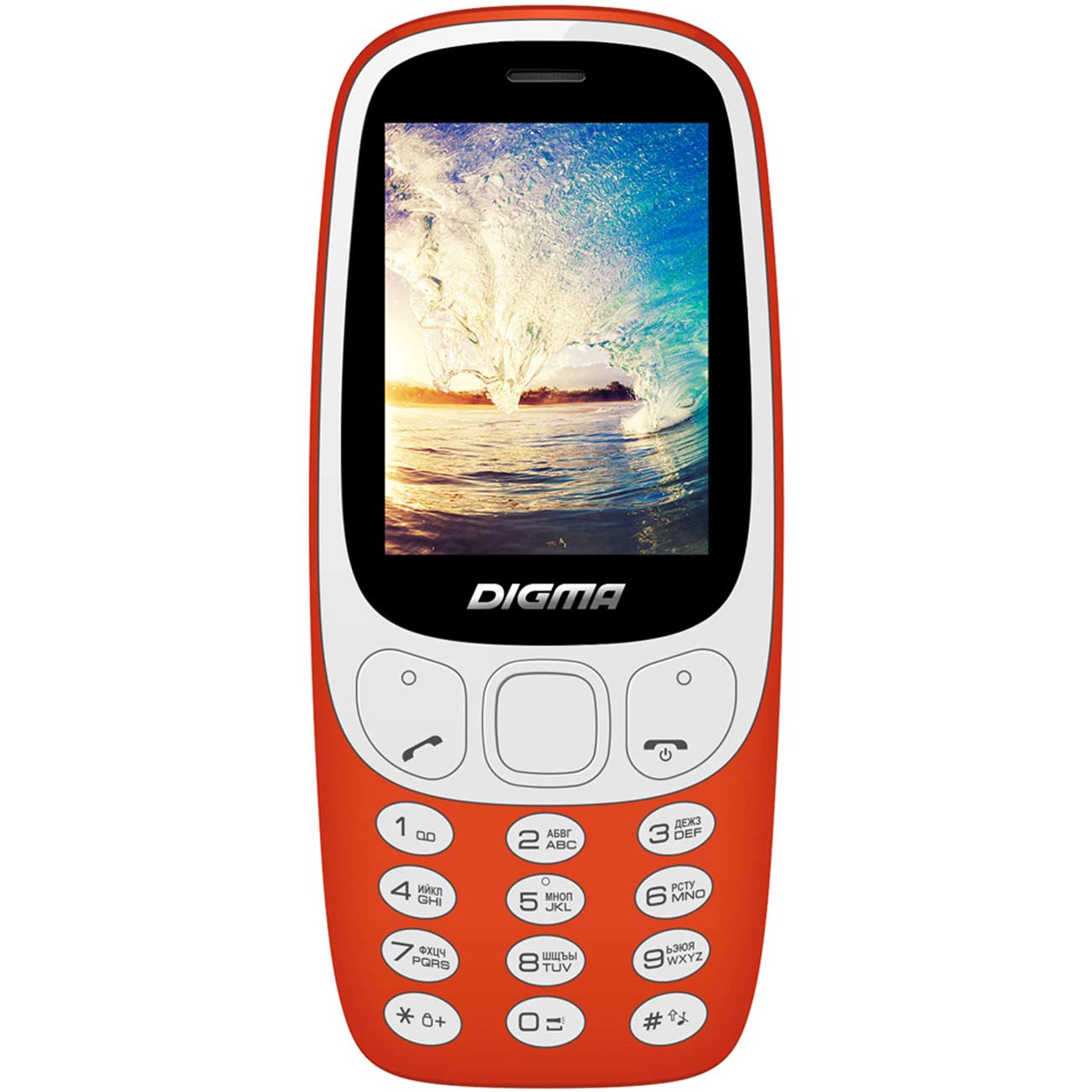 Мобильный телефон Digma Linx N331 2G Red (LT1042PM) Linx N331 2G LT1042PM