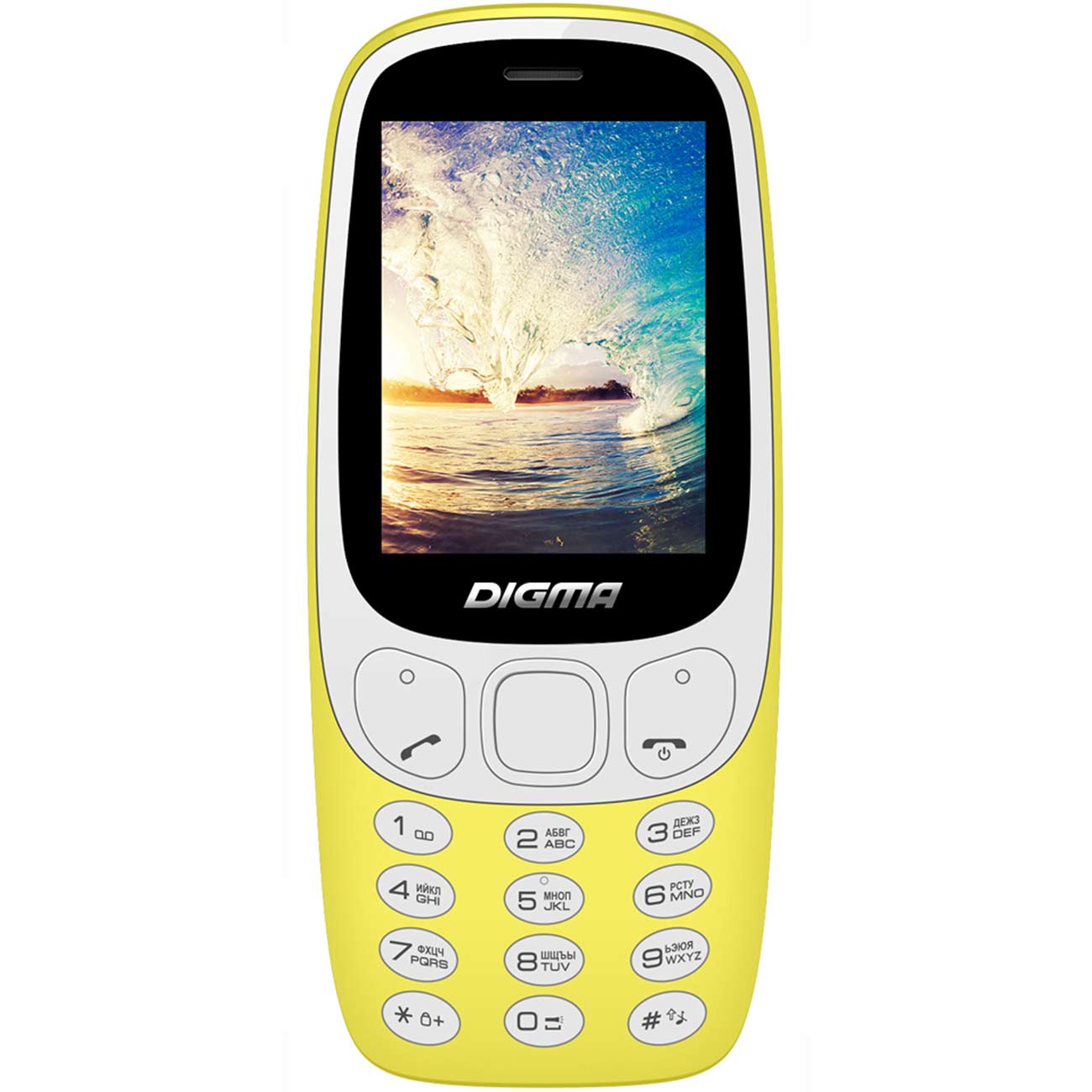 Мобильный телефон Digma Linx N331 2G Yellow (LT1042PM) Linx N331 2G LT1042