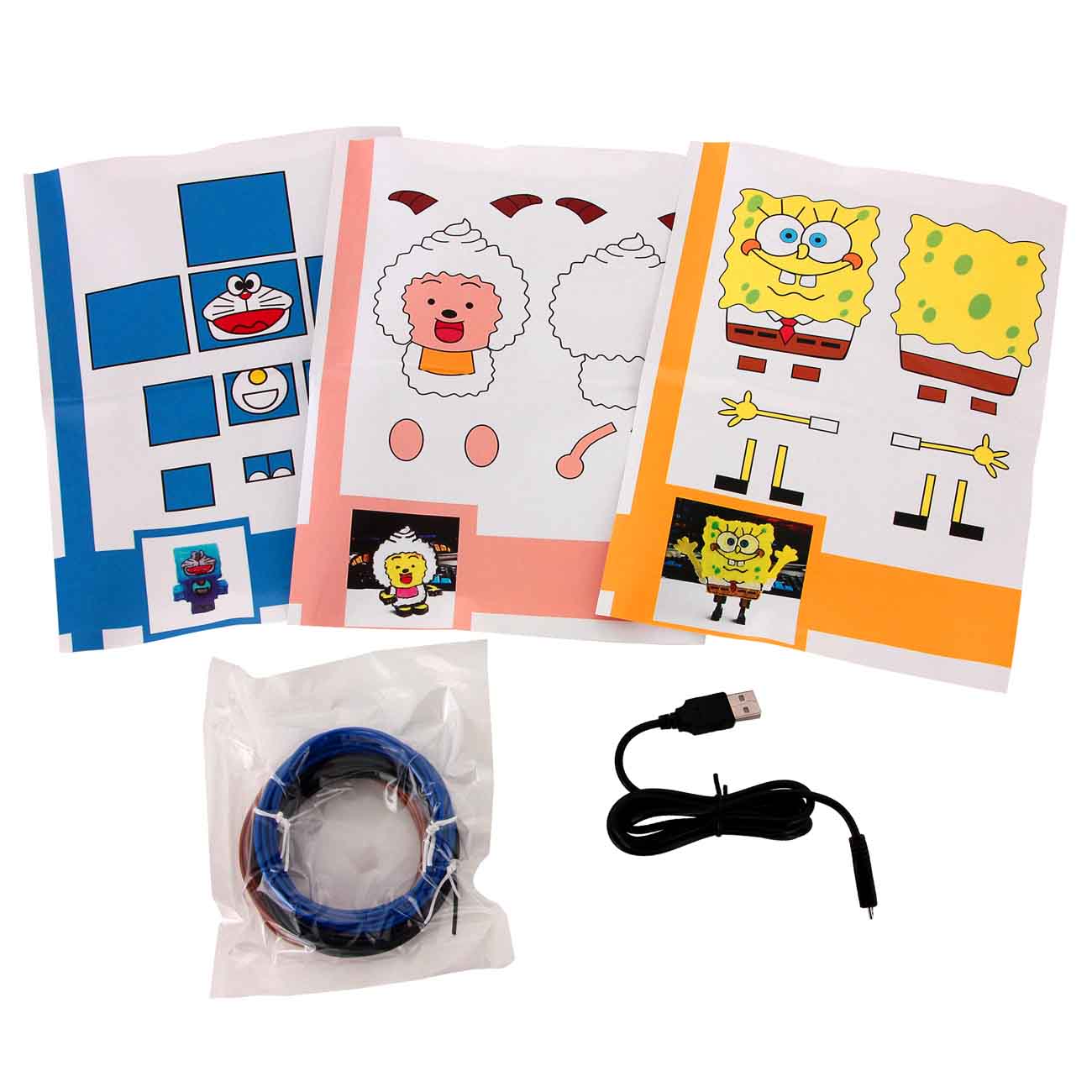 3D-ручка KREZ Magic P3D09 серый