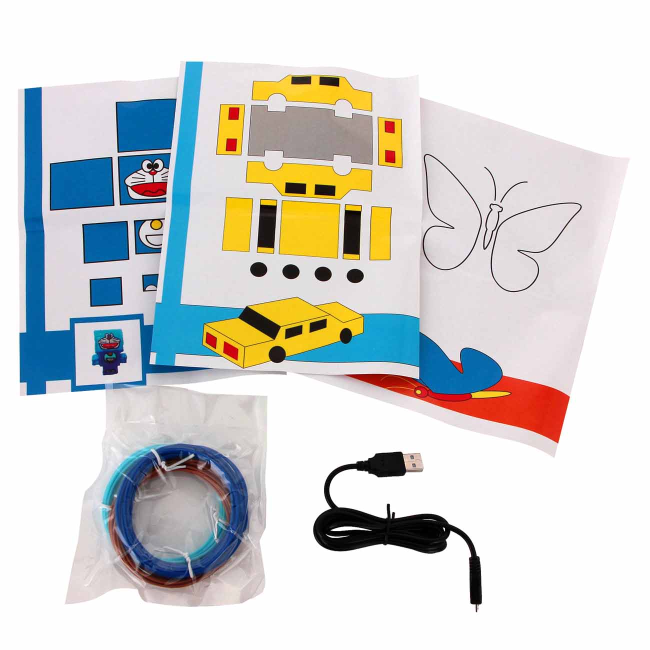 3D-ручка KREZ Magic P3D10 фиолетовый