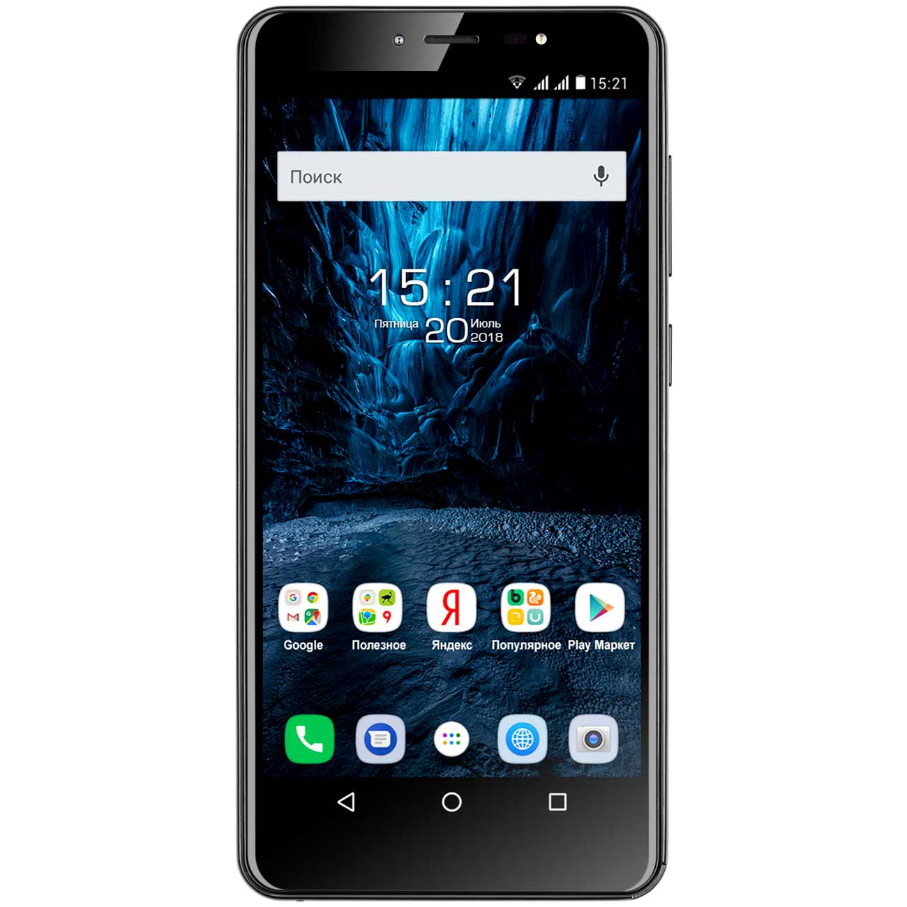 Смартфон Fly Life Mega черный фото