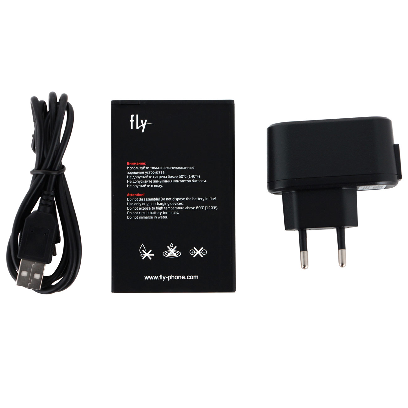 Смартфон Fly Life Mega черный