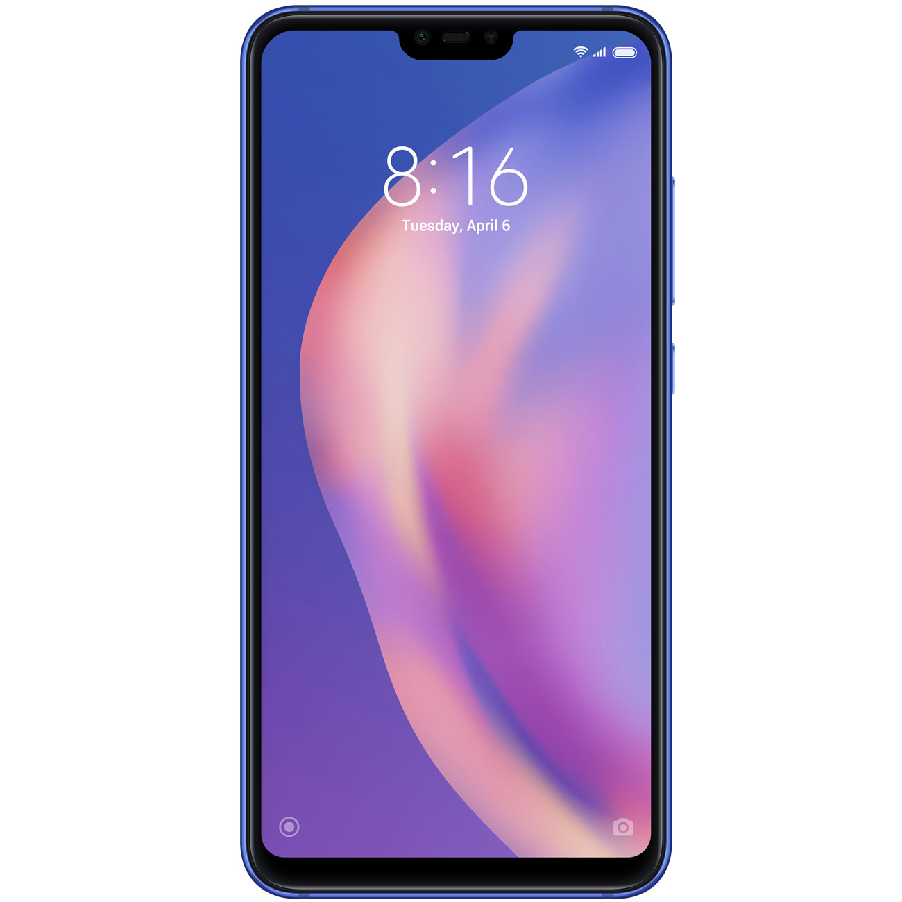 Смартфон Xiaomi Mi 8 Lite 64Gb Aurora синий фото