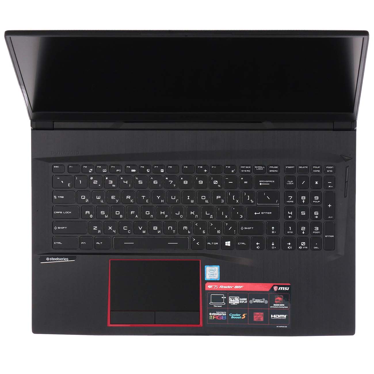 Ноутбук игровой MSI GE75 Raider 8RF-037RU