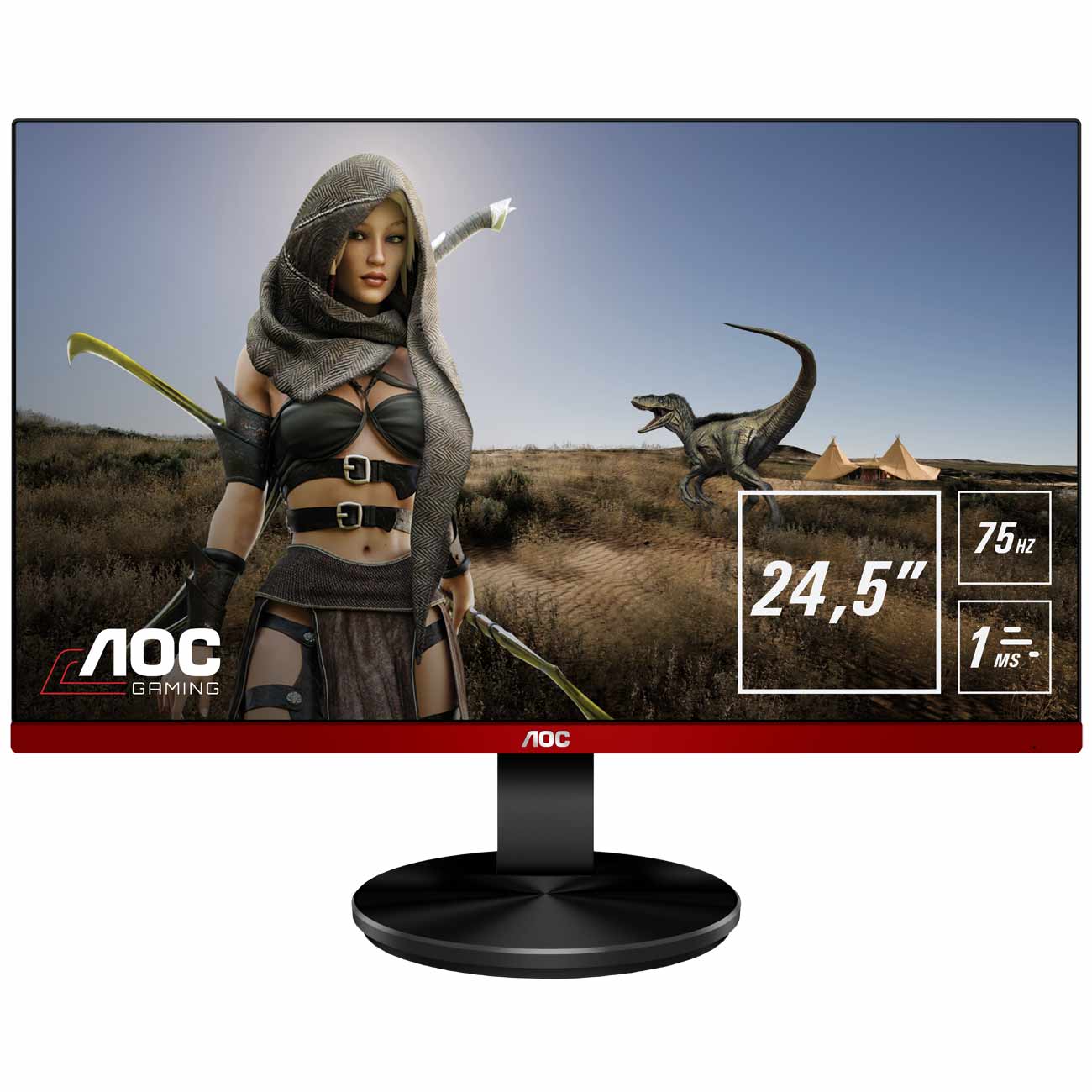 Монитор игровой AOC 24.5" TN черный/красный G2590VXQ