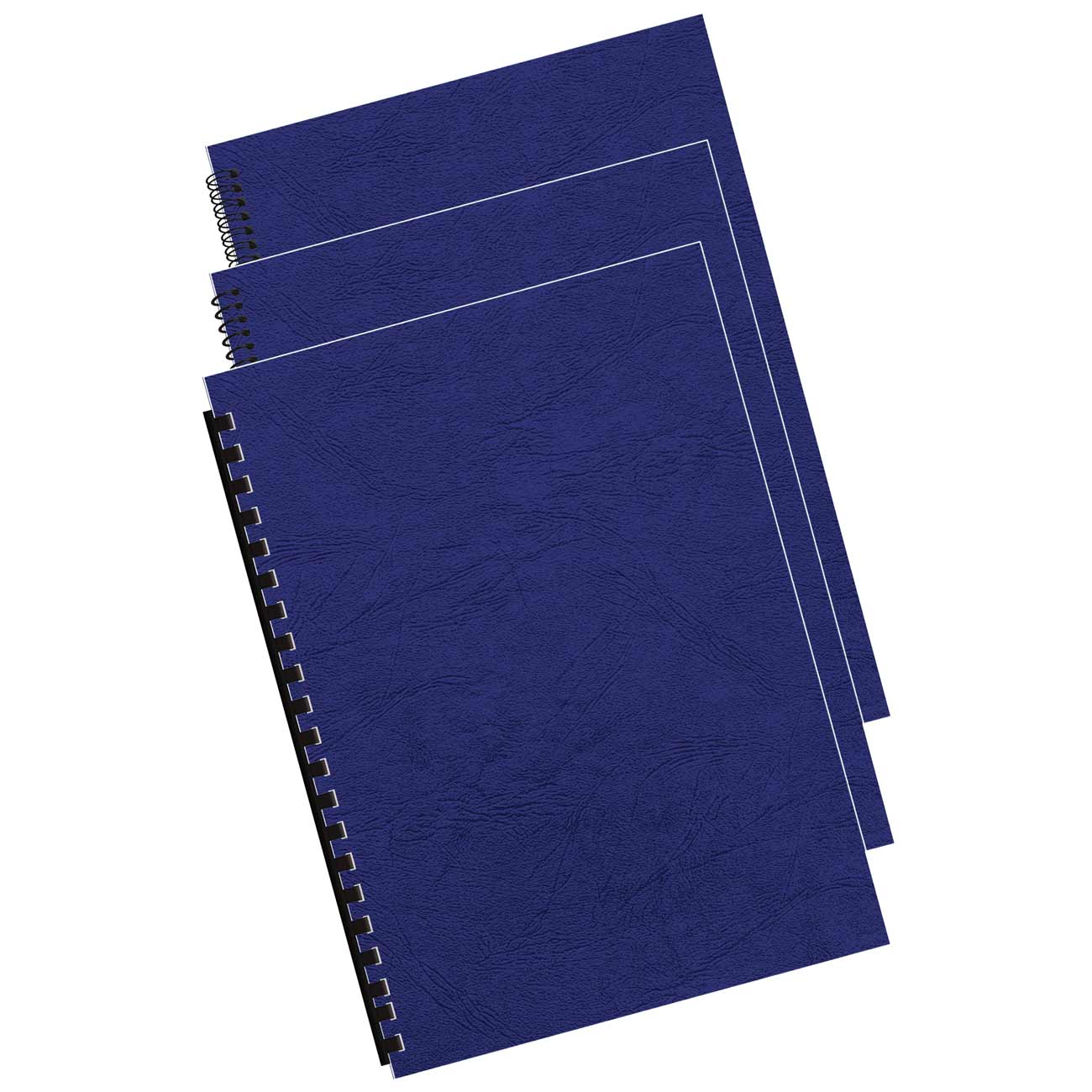 Обложка для переплета Fellowes Delta A4 синяя ROYAL, 25 шт. тиснение под кожу