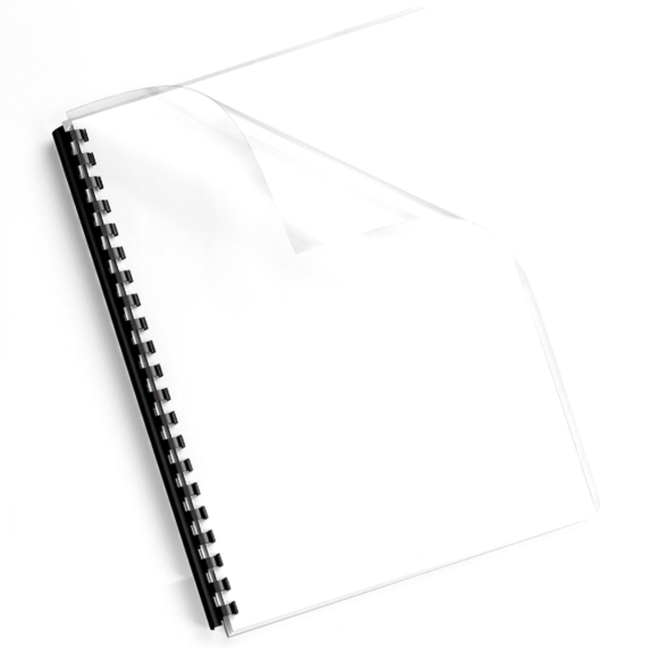 Обложка для переплета Fellowes Transparent A4 200 мкм, 100шт. прозрачная, pvc