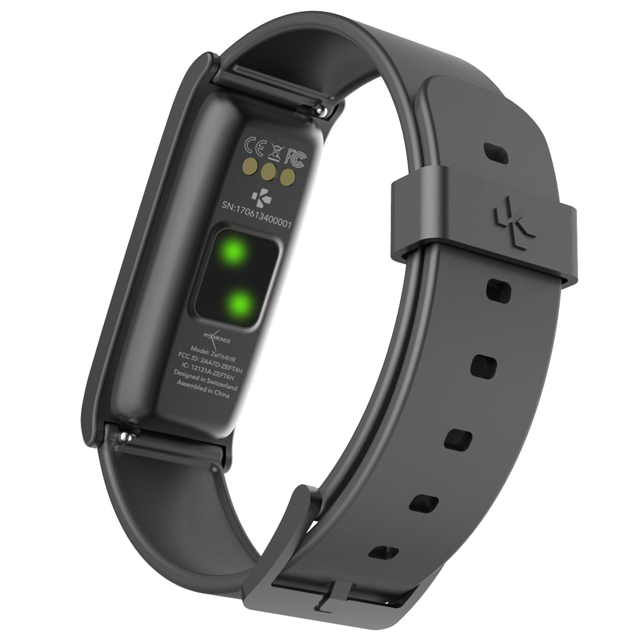 Фитнес-браслет MyKronoz ZeFit4HR черный/черный