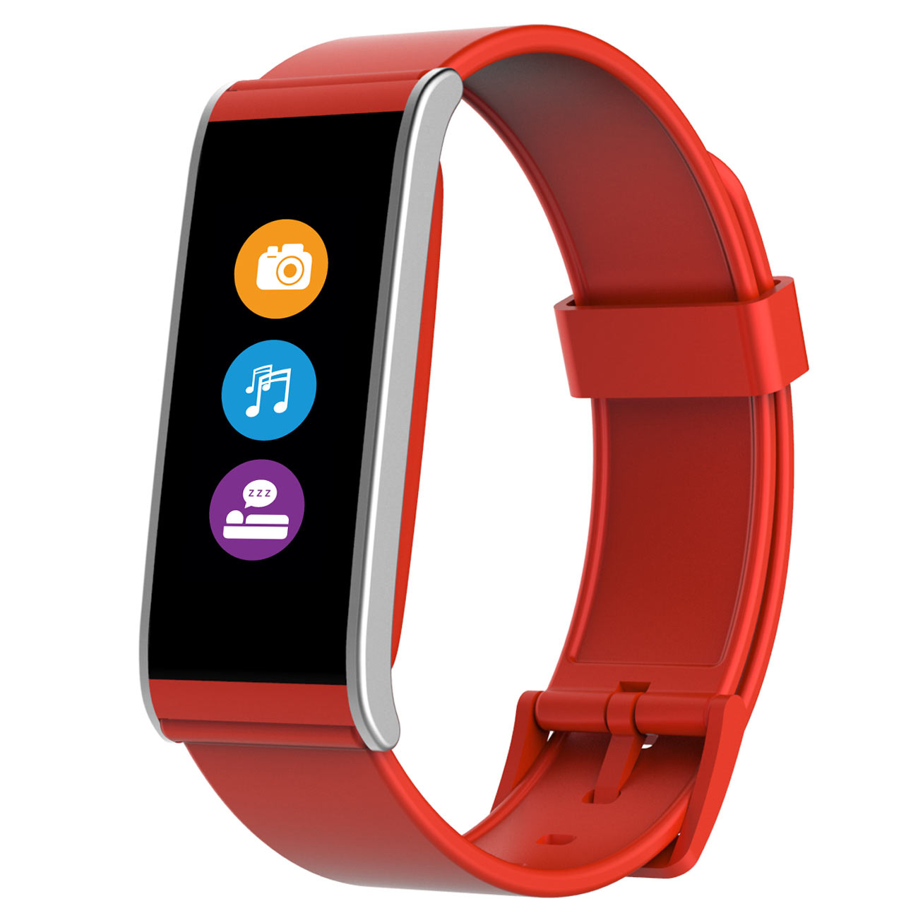 Фитнес-браслет MyKronoz ZeFit4HR Red/Silver