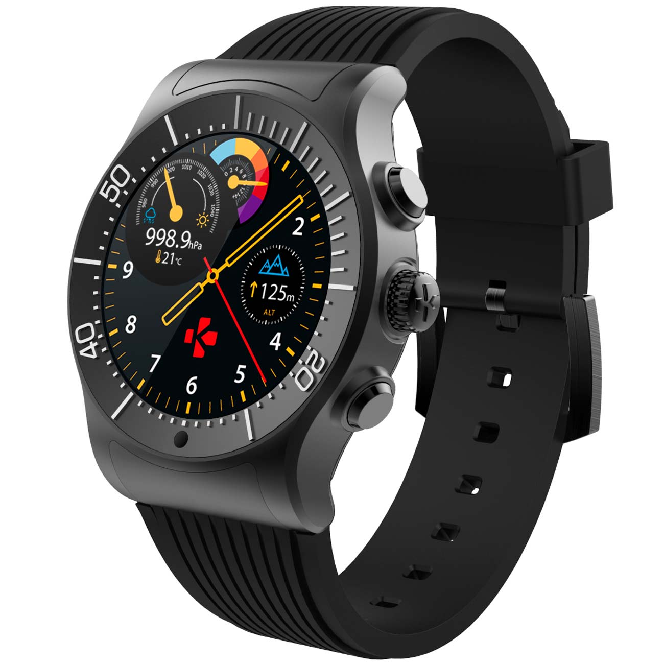 Смарт-часы MyKronoz ZeSport черный/черный