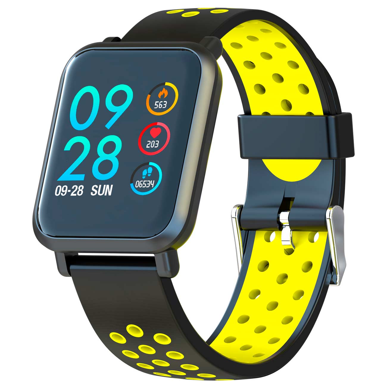 Смарт-часы Digma Smartline S9m Black/желтый