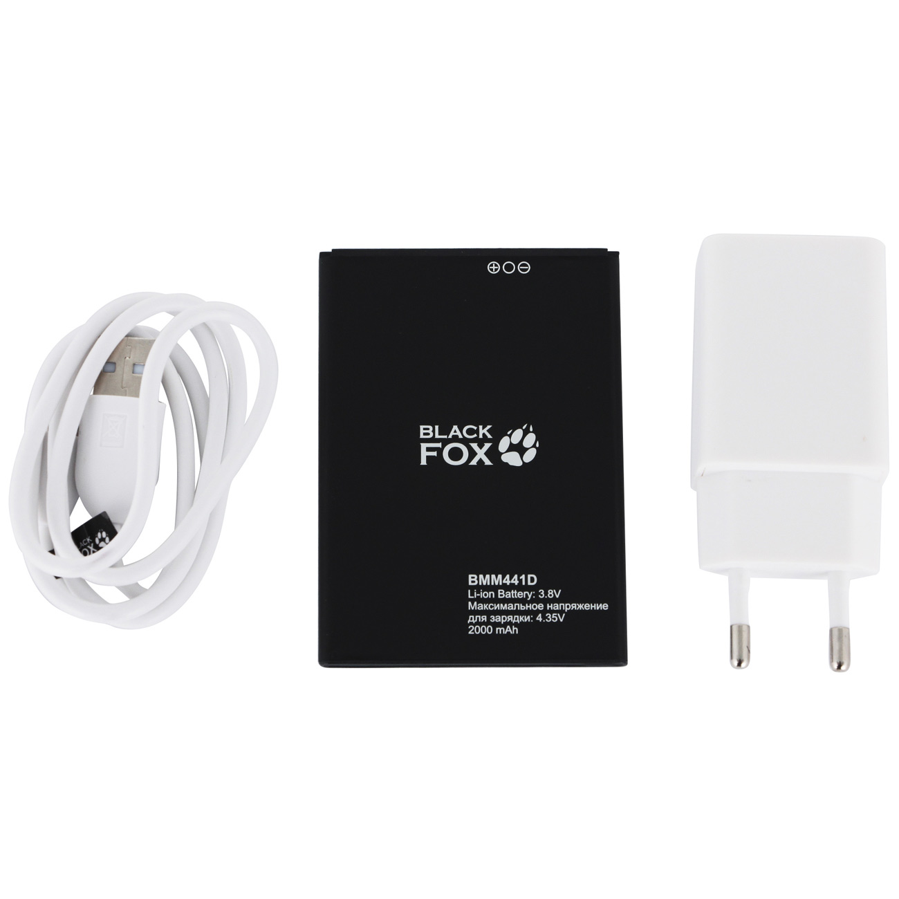 Смартфон черный Fox B6 черный