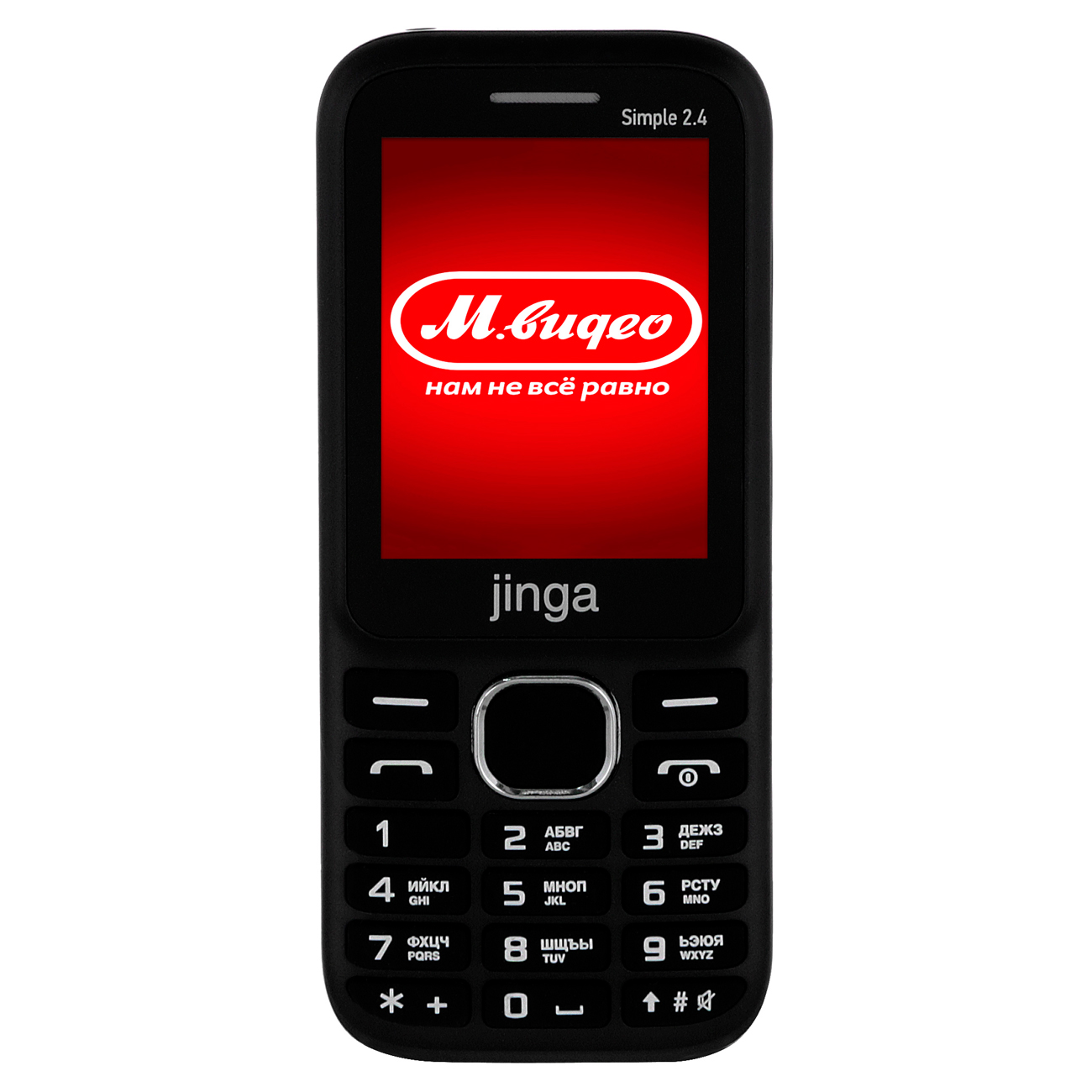 Мобильный телефон Jinga Simple 2.4 черный