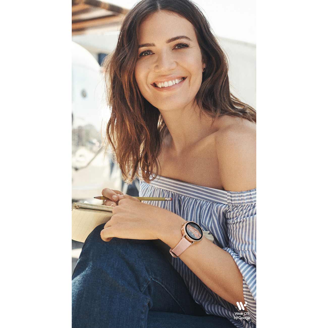 Смарт-часы Fossil Gen 4 - Venture HR Blush кожаный