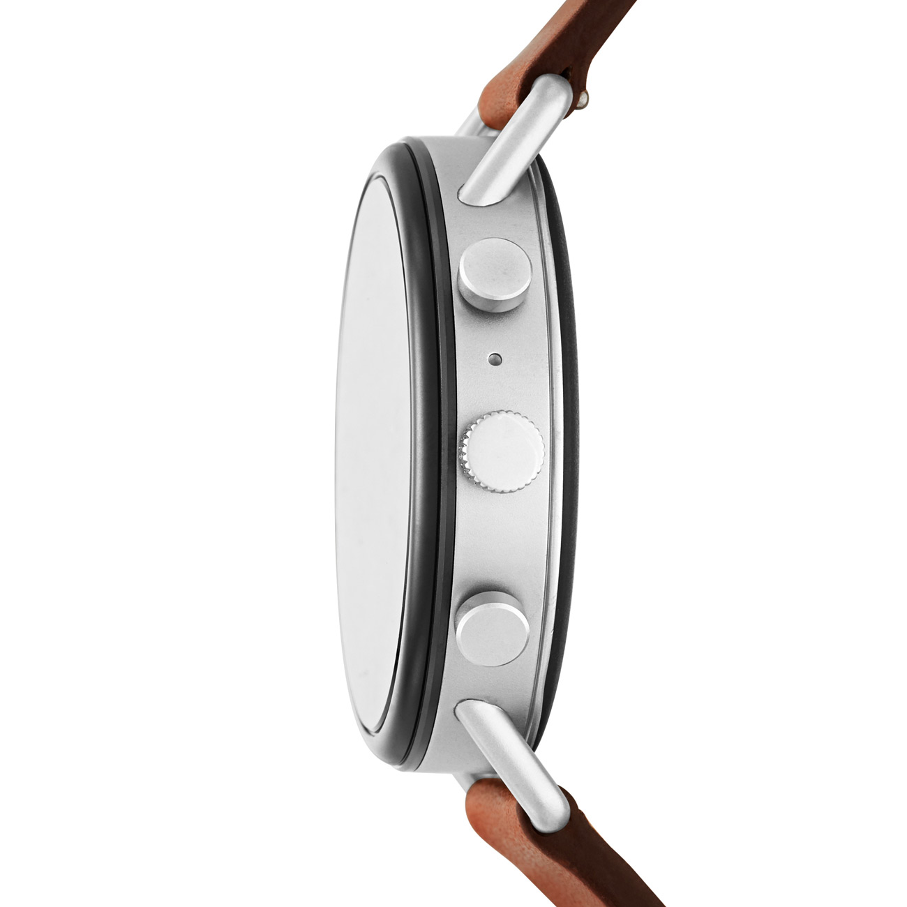 Смарт-часы Skagen Falster 2 Silver / Brown кожаный