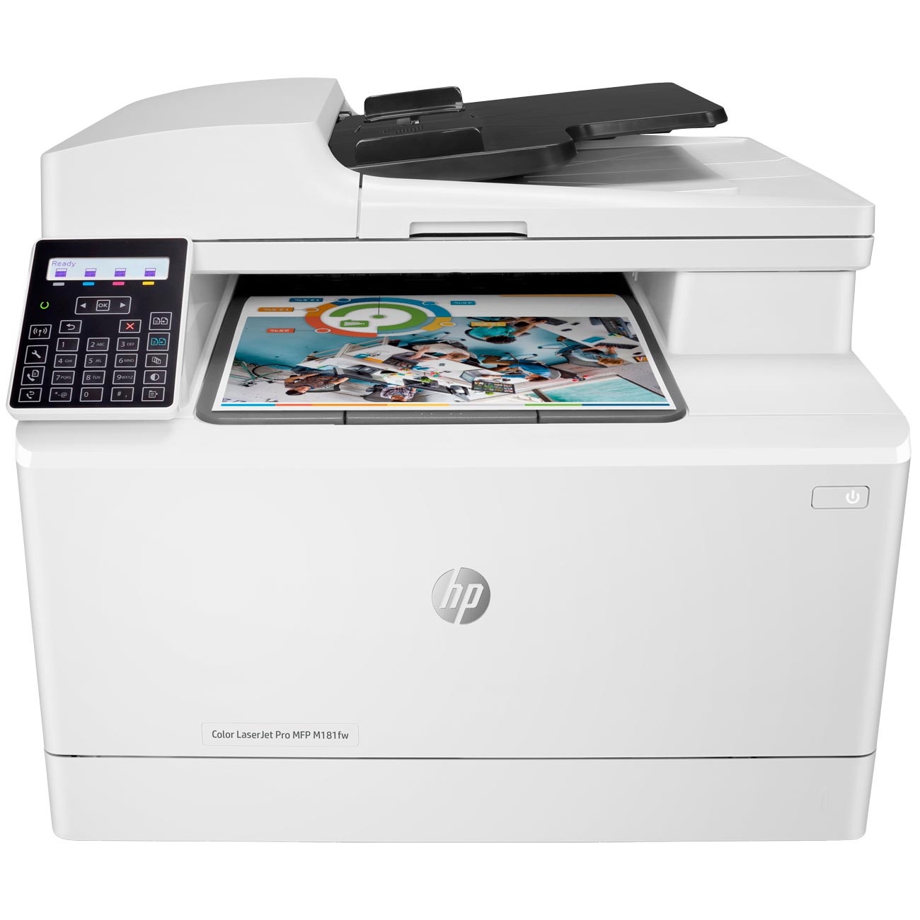 Лазерное МФУ (цветное) HP Color LaserJet Pro M181fw