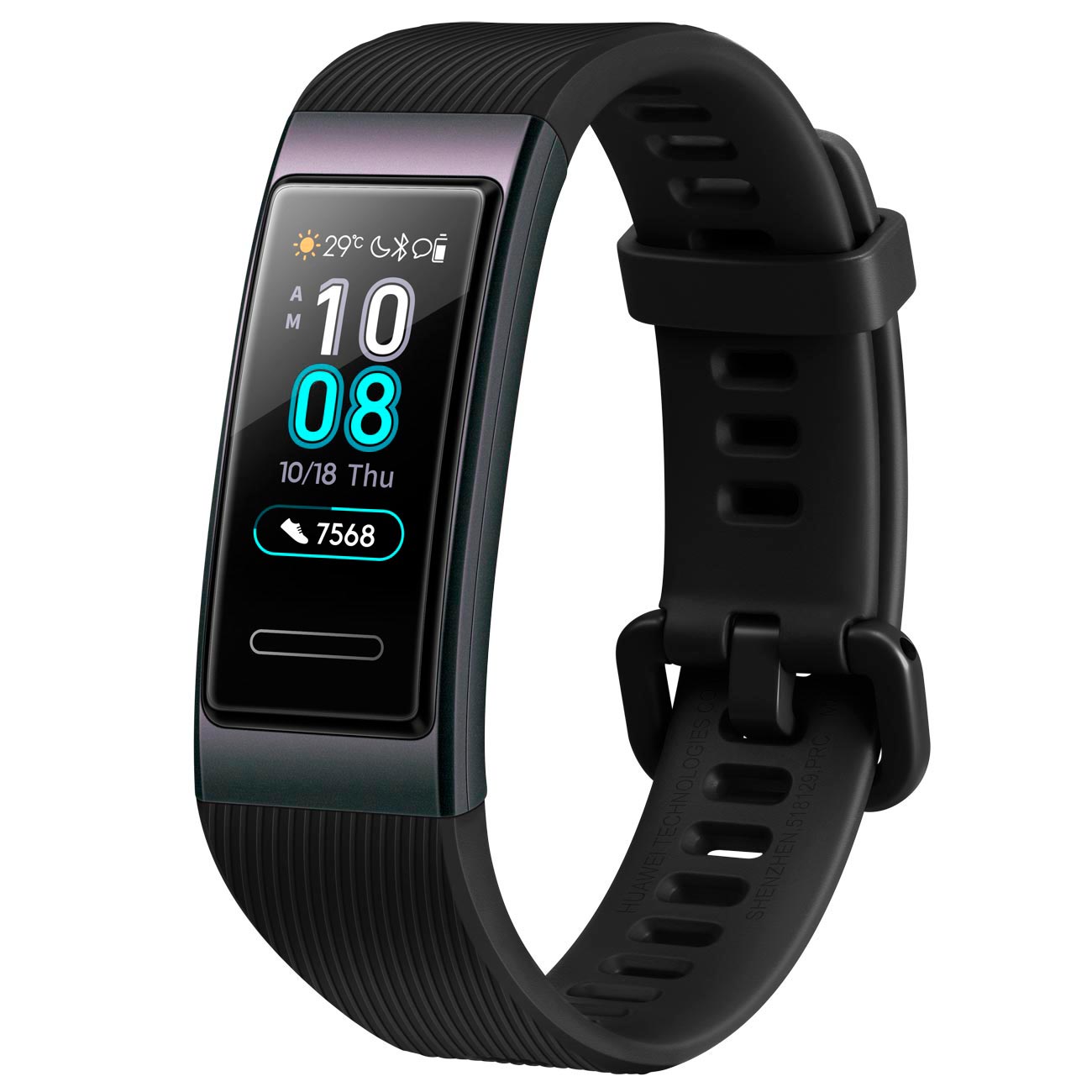 Фитнес-браслет HUAWEI Band 3 Pearl Black (TER-B09) фото