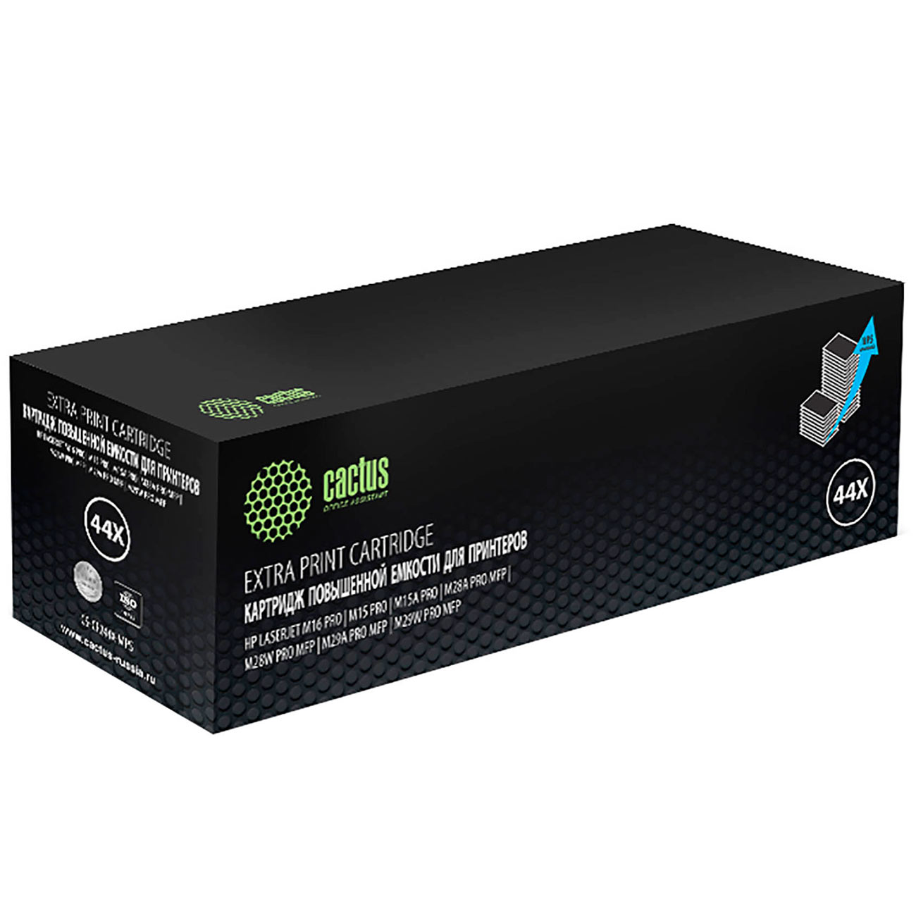 Картридж для лазерного принтера Cactus Black 44X для HP (CS-CF244X-MPS) фото