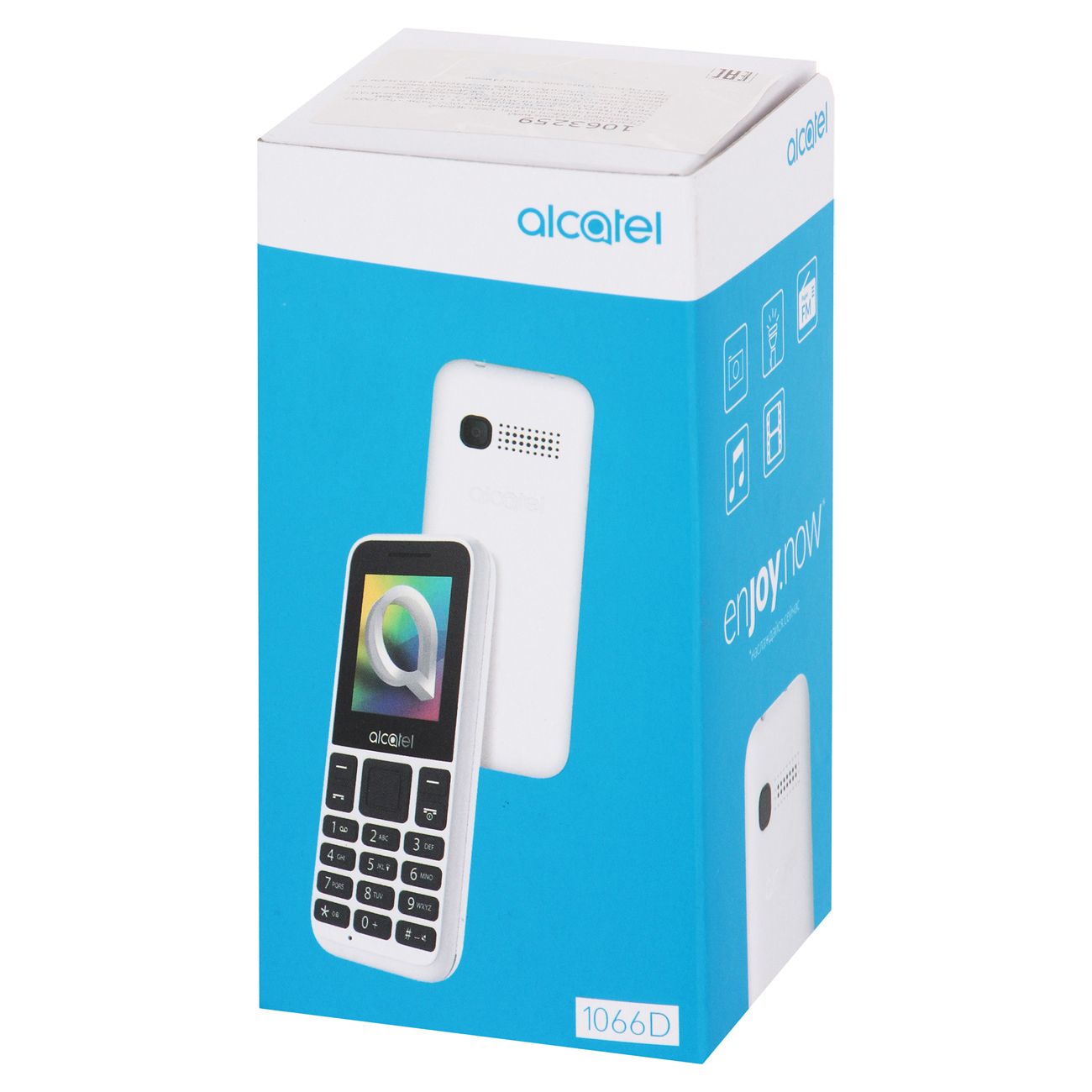 Мобильный телефон Alcatel 1066D белый