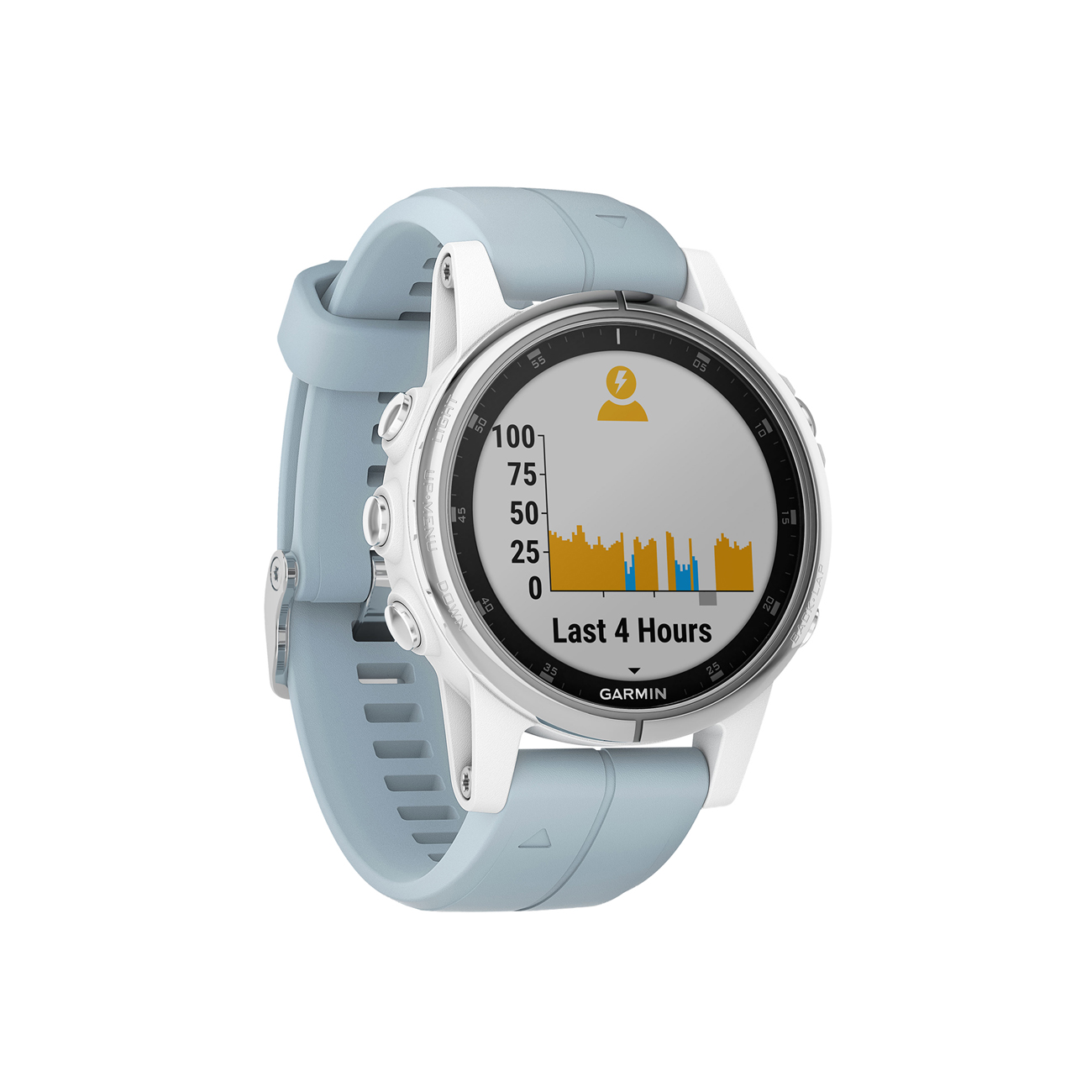 Спортивные часы Garmin Fenix 5S Plus Glass белый