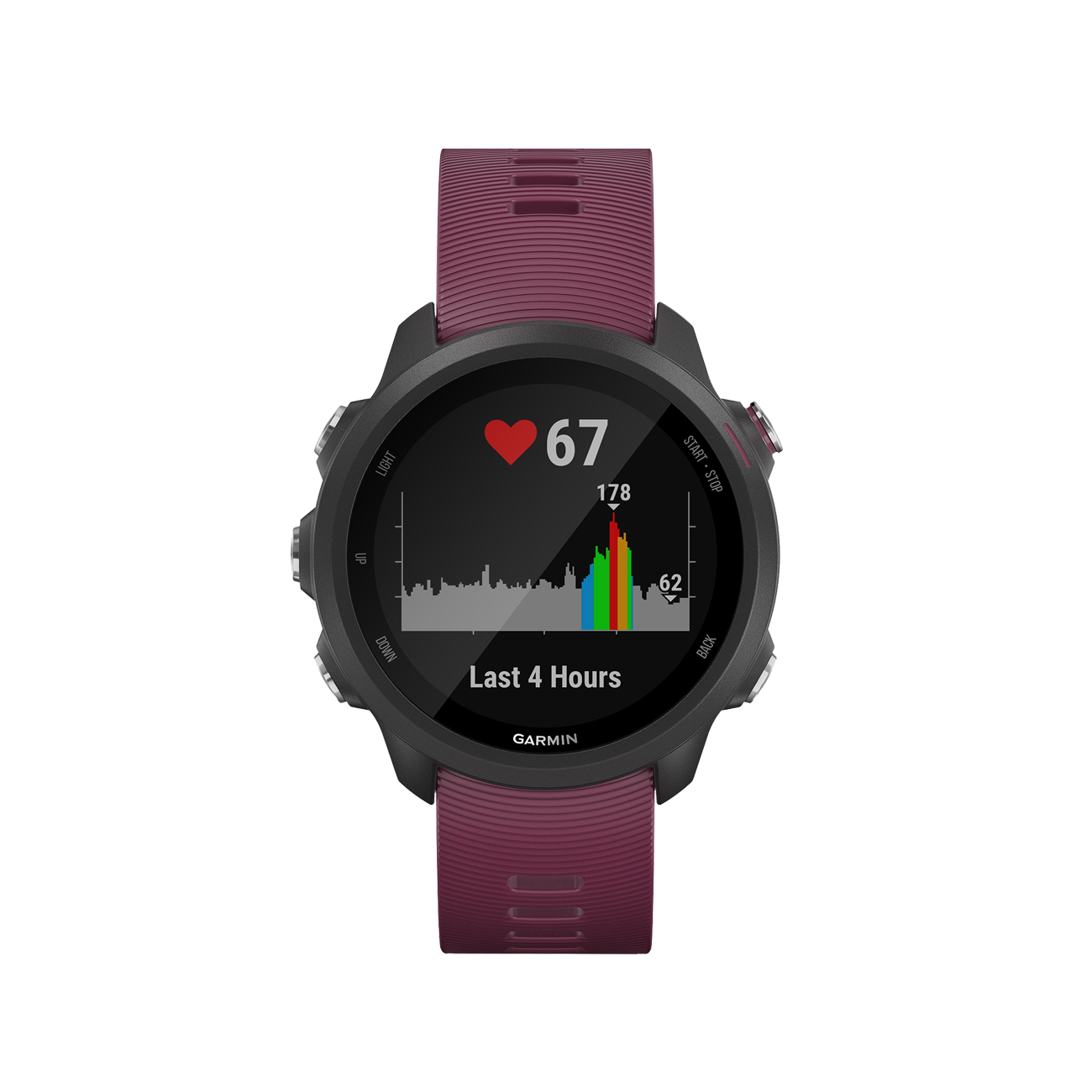 Спортивные часы Garmin Forerunner 245 GPS Black/Merlot