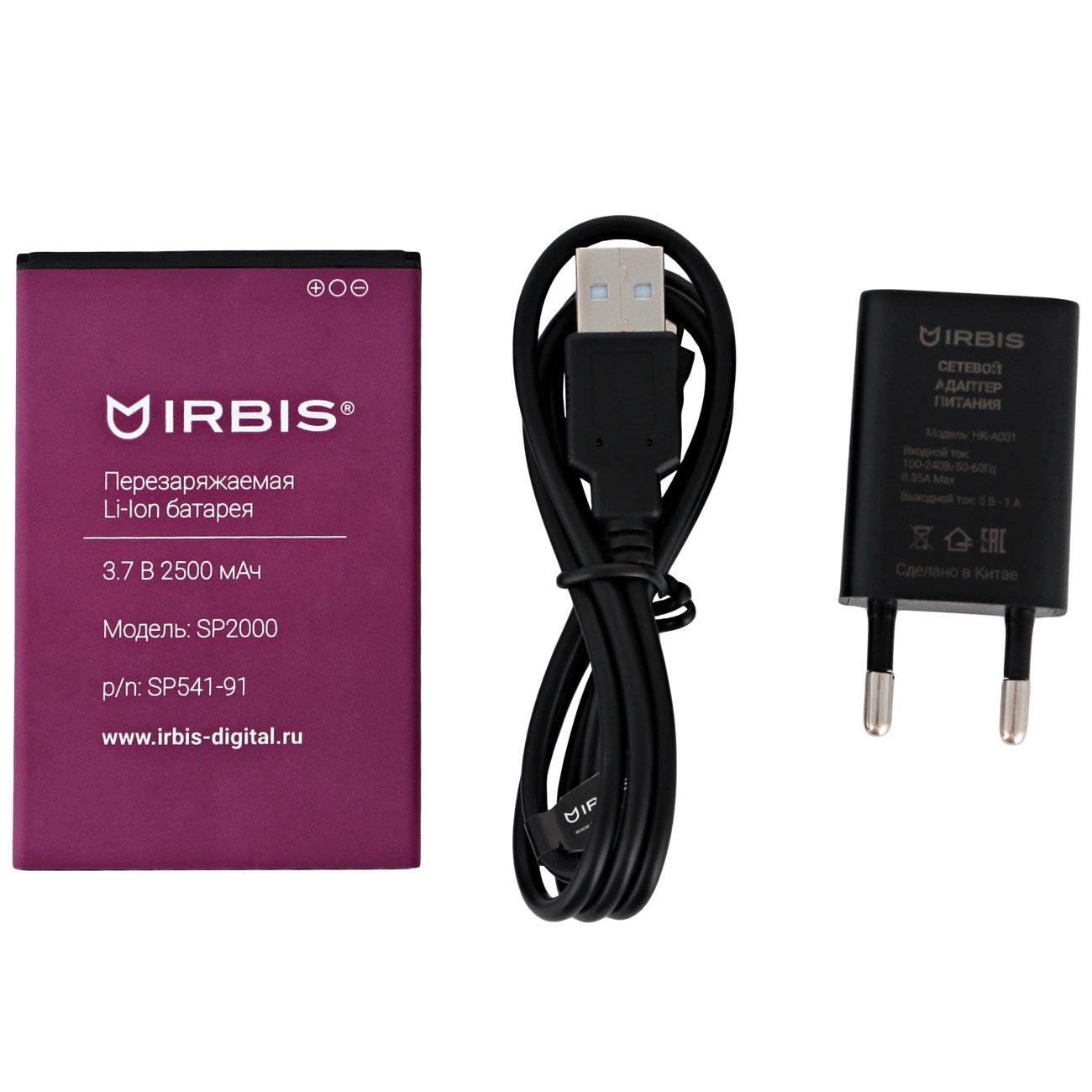 Смартфон Irbis SP541 Black/Gray