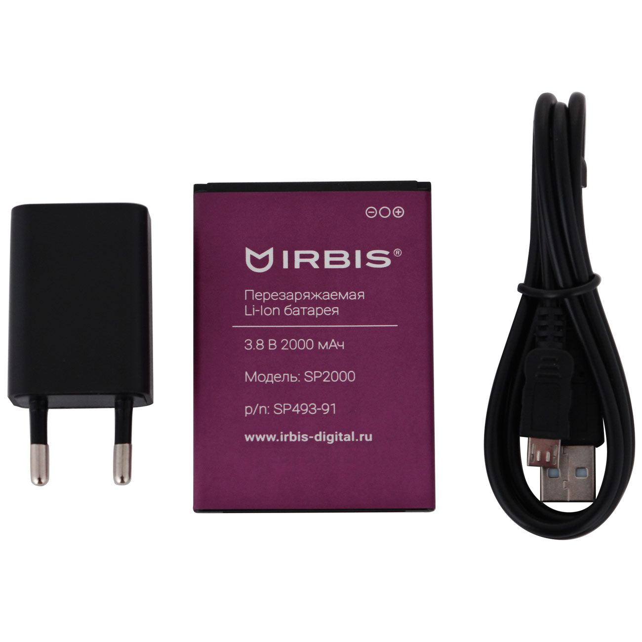 Смартфон Irbis SP493 Black/Gray