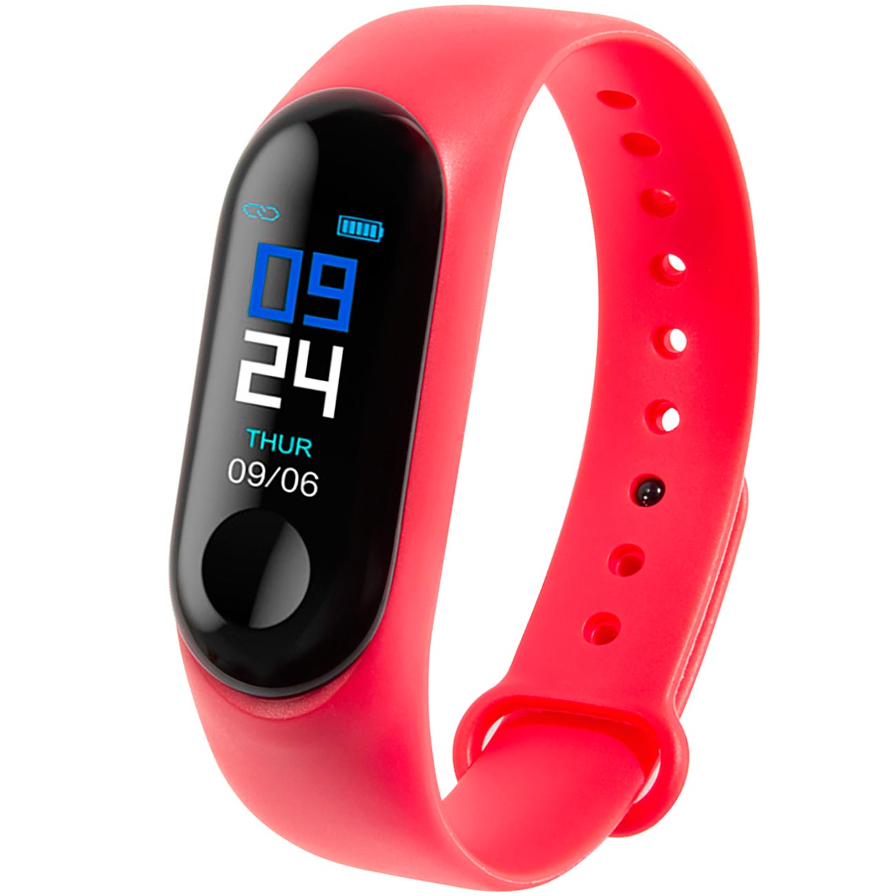 Фитнес-браслет Digma Force B1ARD красный фото