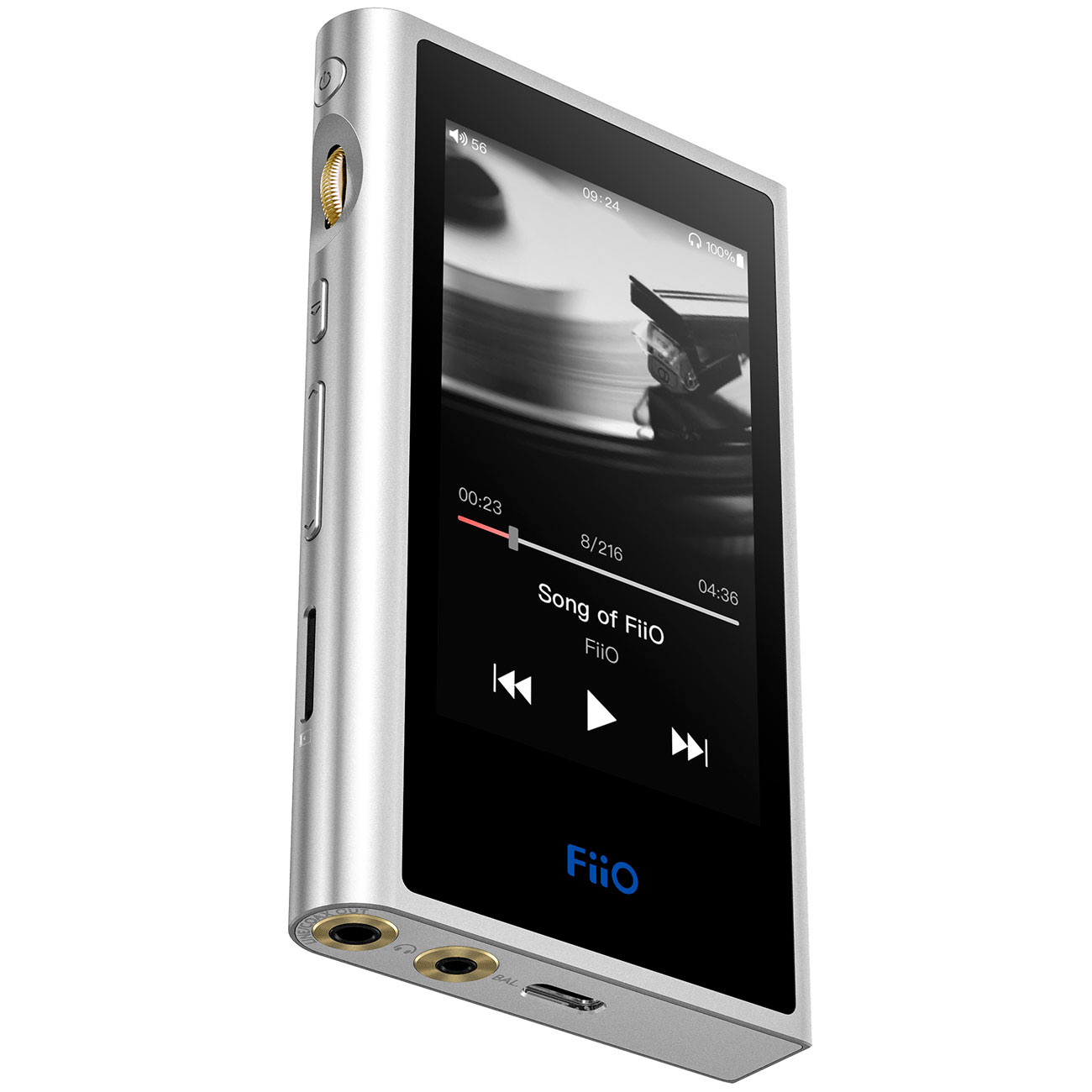 Портативный медиаплеер премиум FiiO M9 Silver