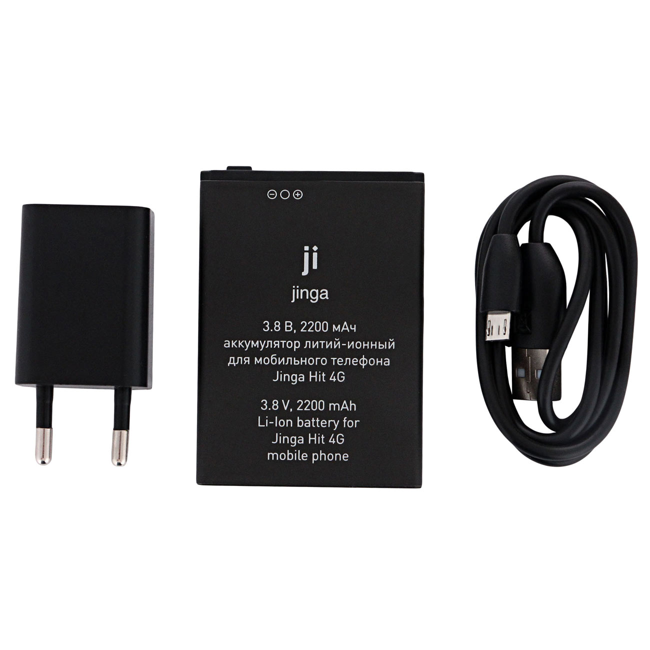 Смартфон Jinga Hit 4G черный