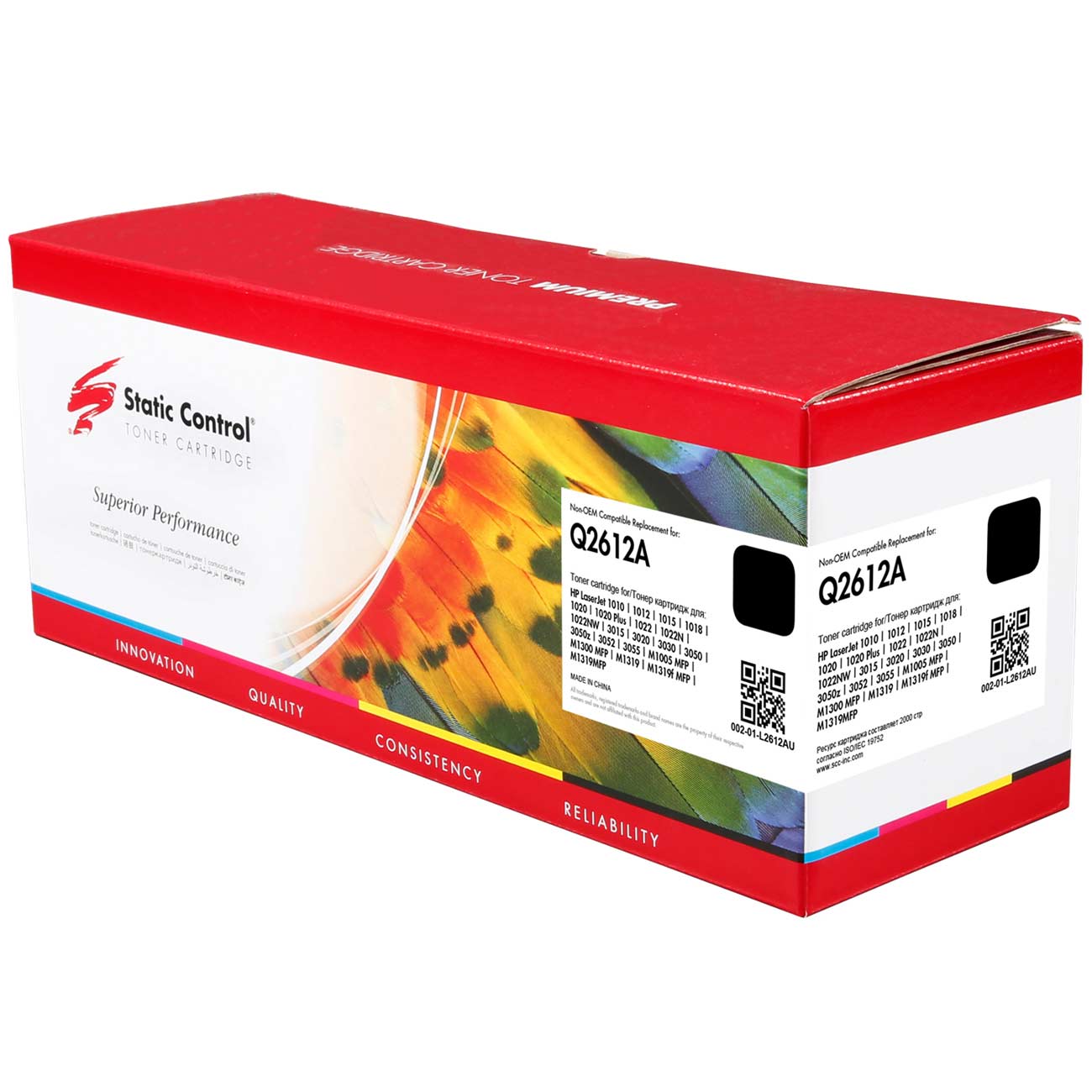 Картридж для лазерного принтера Static Control Q2612A Black (002-01-L2612AU)