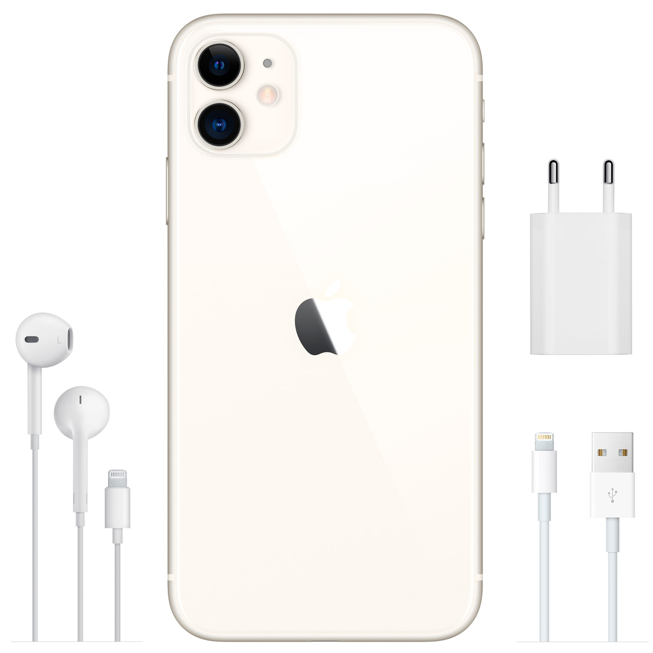 Смартфон Apple iPhone 11 128GB nanoSim/eSim белый