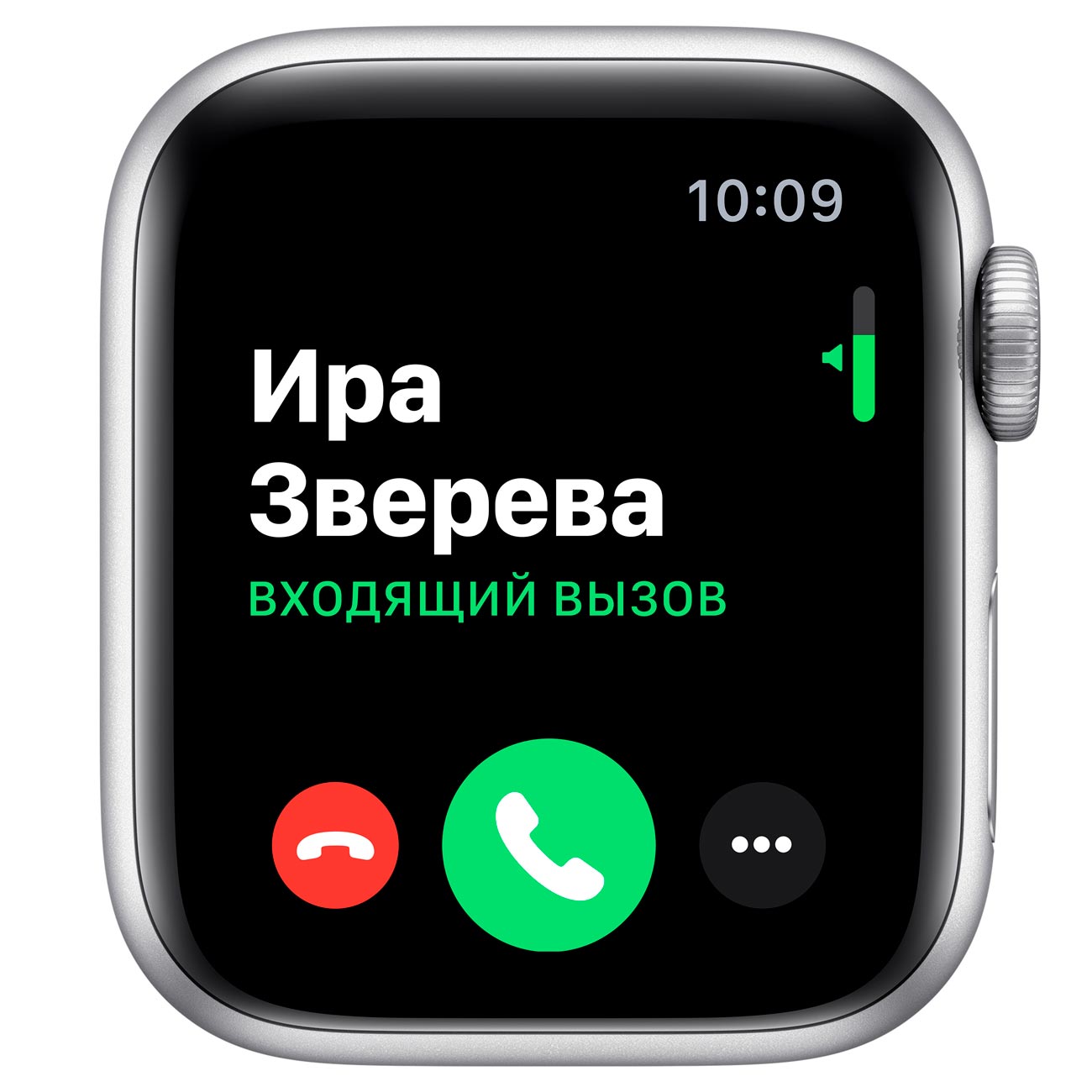 Смарт-часы Apple Watch Series 5 44mm Silver Aluminum Case with White Sport Band (MWVD2RU/A)