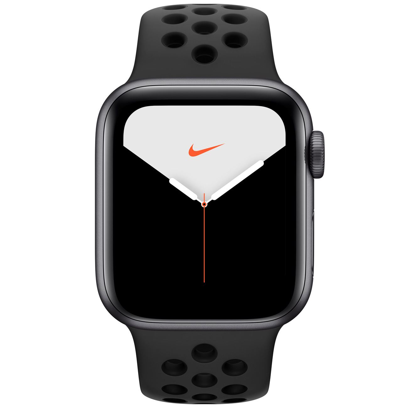 Смарт-часы Apple Watch Series 5 Nike+ 40mm серый космос Aluminum Case with Sport Band (MX3T2RU/A)