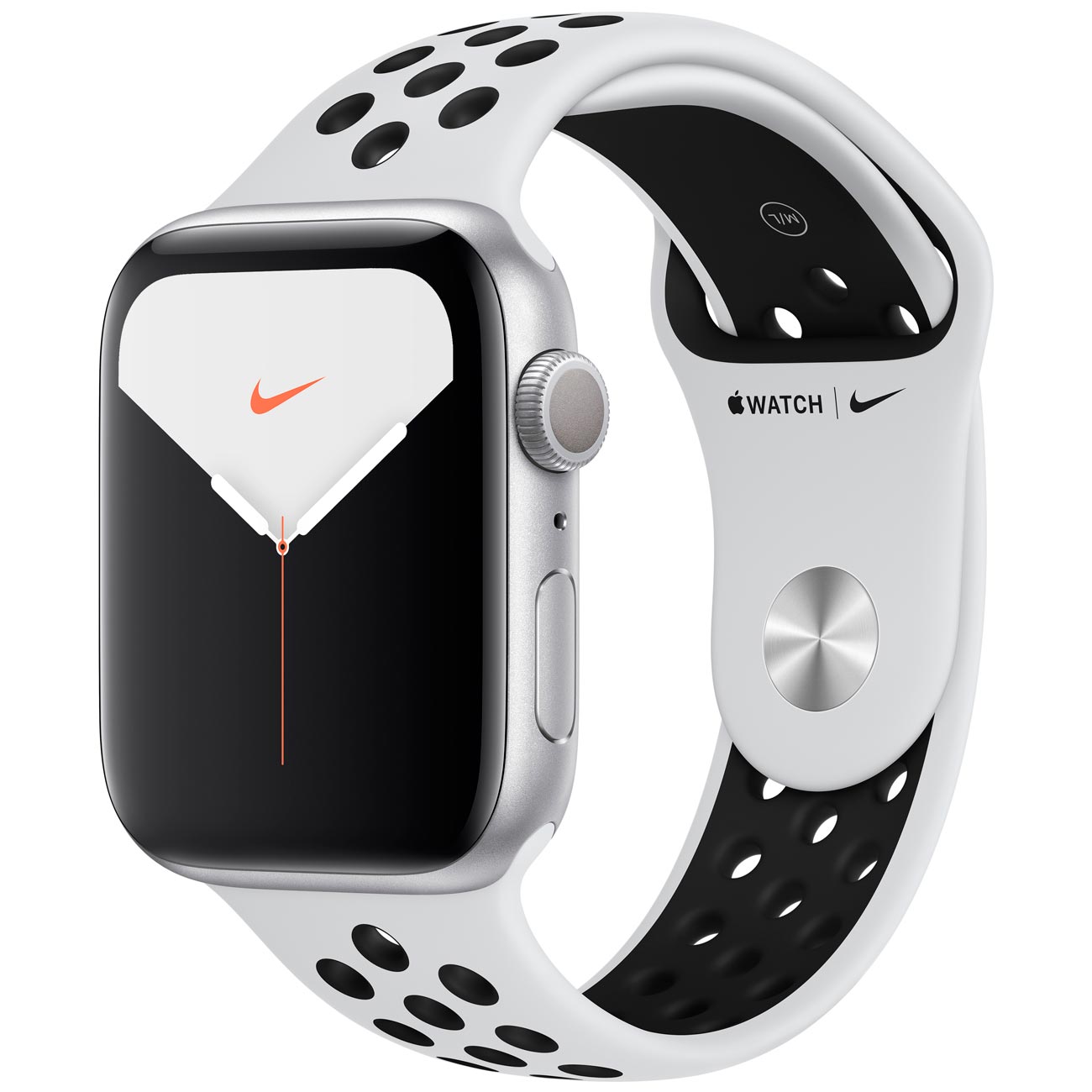 Смарт-часы Apple Watch S5 Nike+ 44mm Silver Sport Band (MX3V2RU/A)