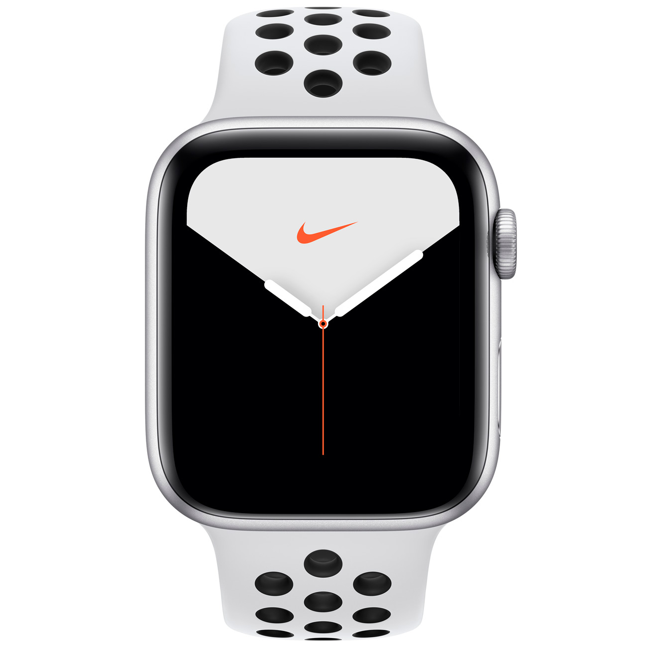 Смарт-часы Apple Watch S5 Nike+ 44mm Silver Sport Band (MX3V2RU/A)