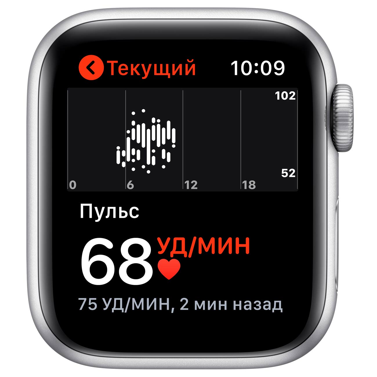 Смарт-часы Apple Watch S5 Nike+ 44mm Silver Sport Band (MX3V2RU/A)
