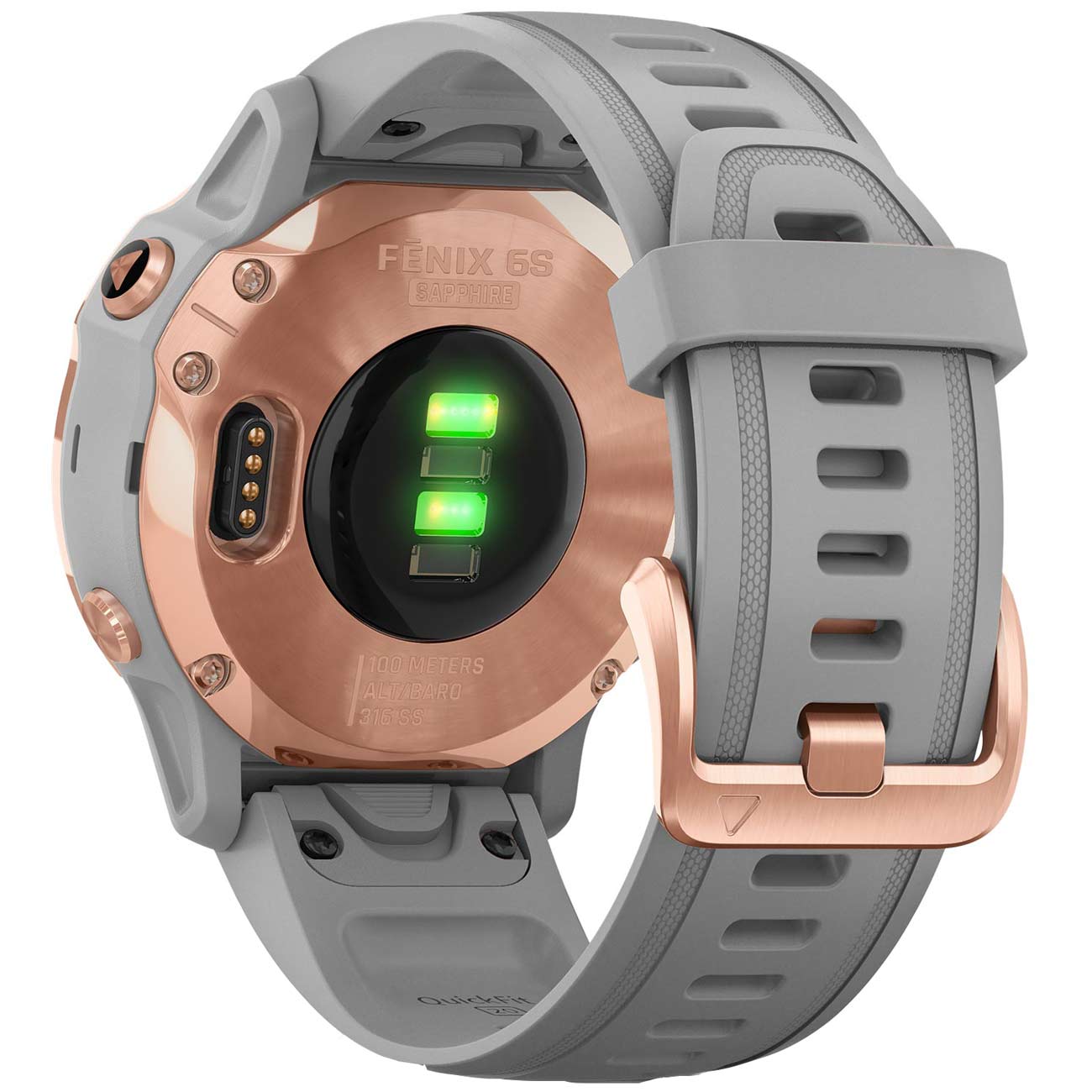 Спортивные часы Garmin Fenix 6S Sapphire розовое золото/Gray