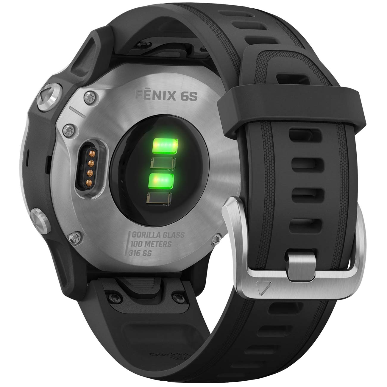 Спортивные часы Garmin Fenix 6S Silver/черный